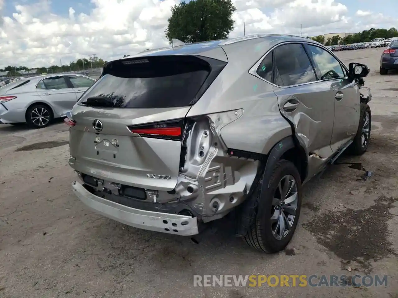 4 Photograph of a damaged car JTJJARBZXL5020522 LEXUS NX 2020