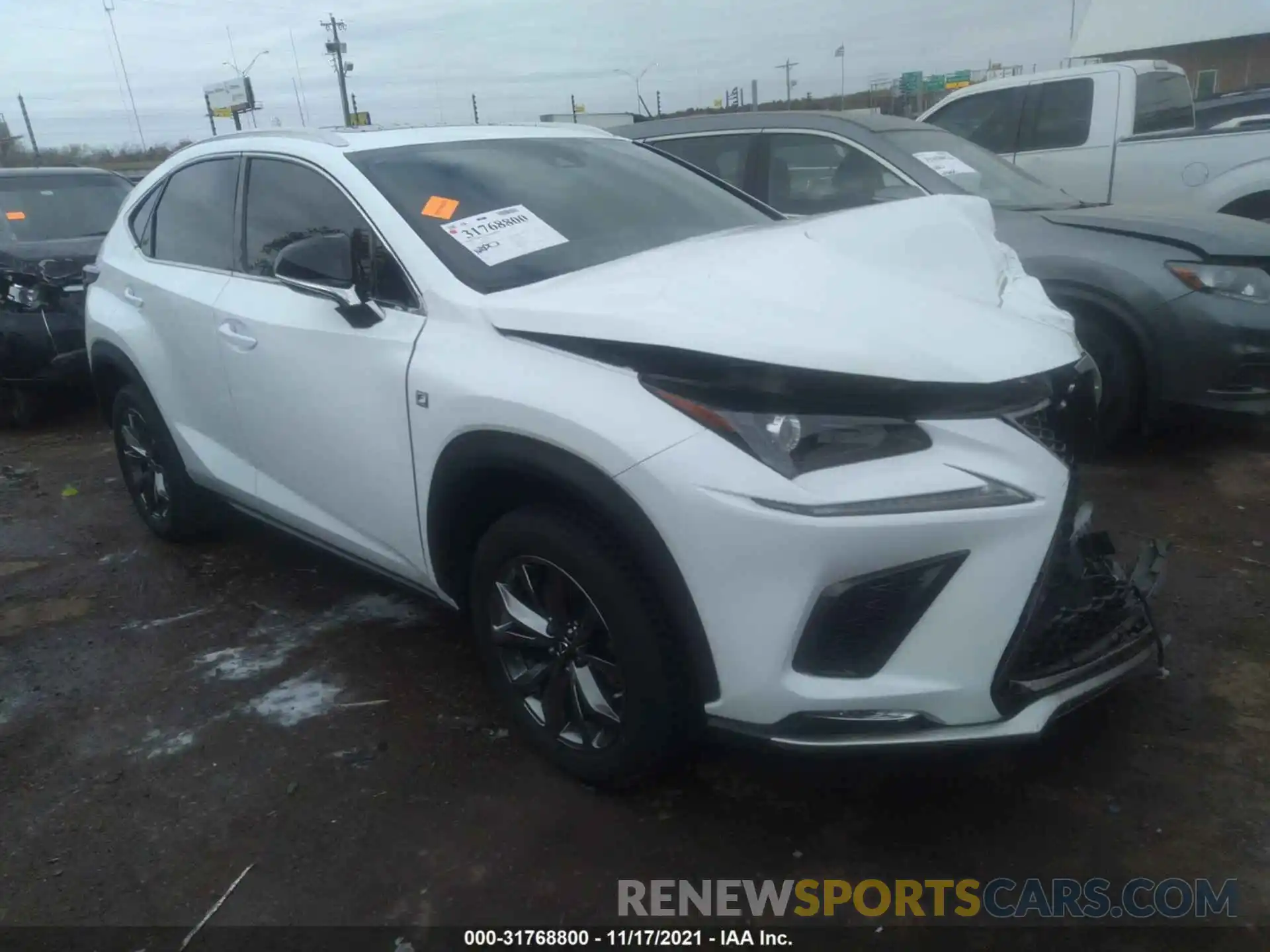 1 Фотография поврежденного автомобиля JTJSARBZ0L2159192 LEXUS NX 2020