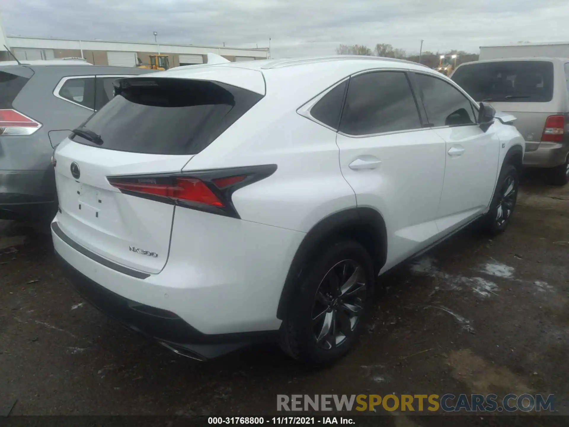 4 Фотография поврежденного автомобиля JTJSARBZ0L2159192 LEXUS NX 2020