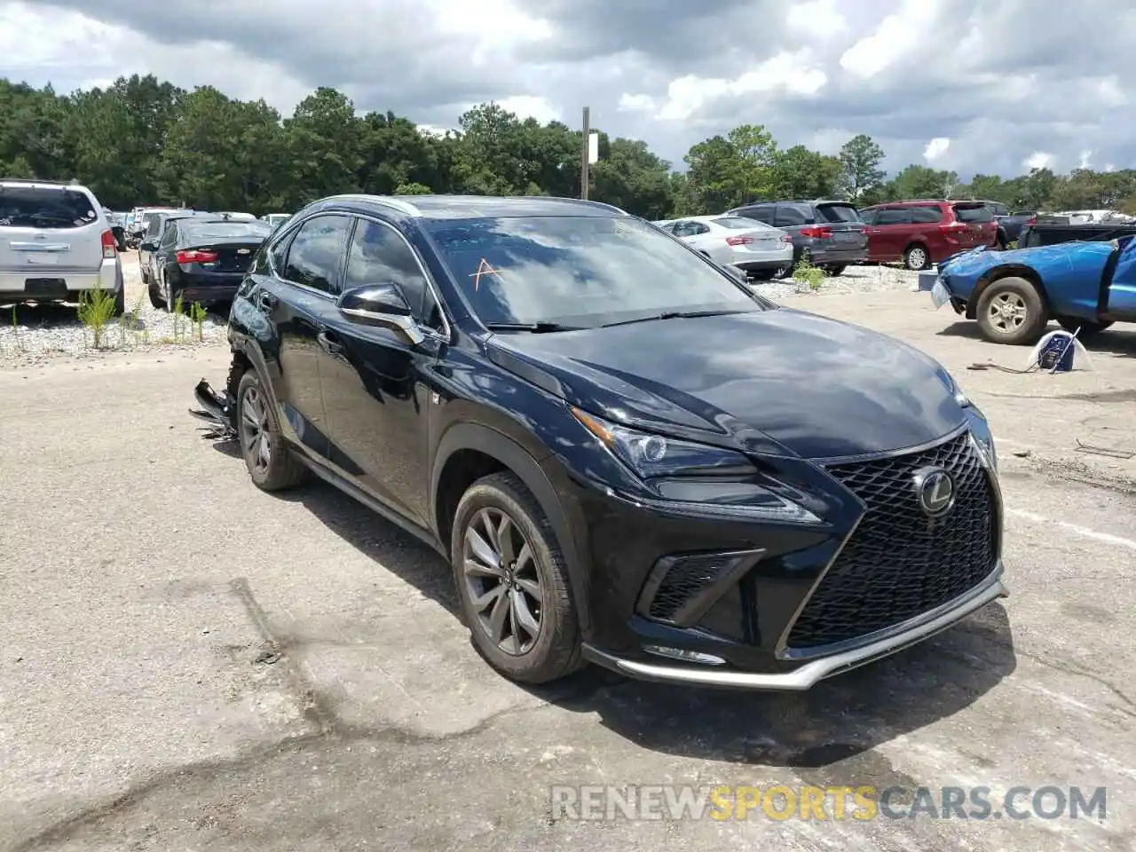 1 Photograph of a damaged car JTJSARBZ0L5000543 LEXUS NX 2020