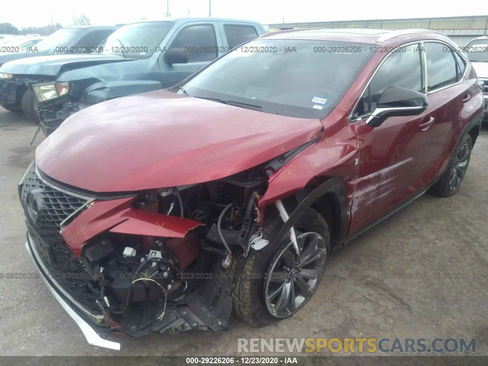 6 Photograph of a damaged car JTJSARBZ0L5002258 LEXUS NX 2020