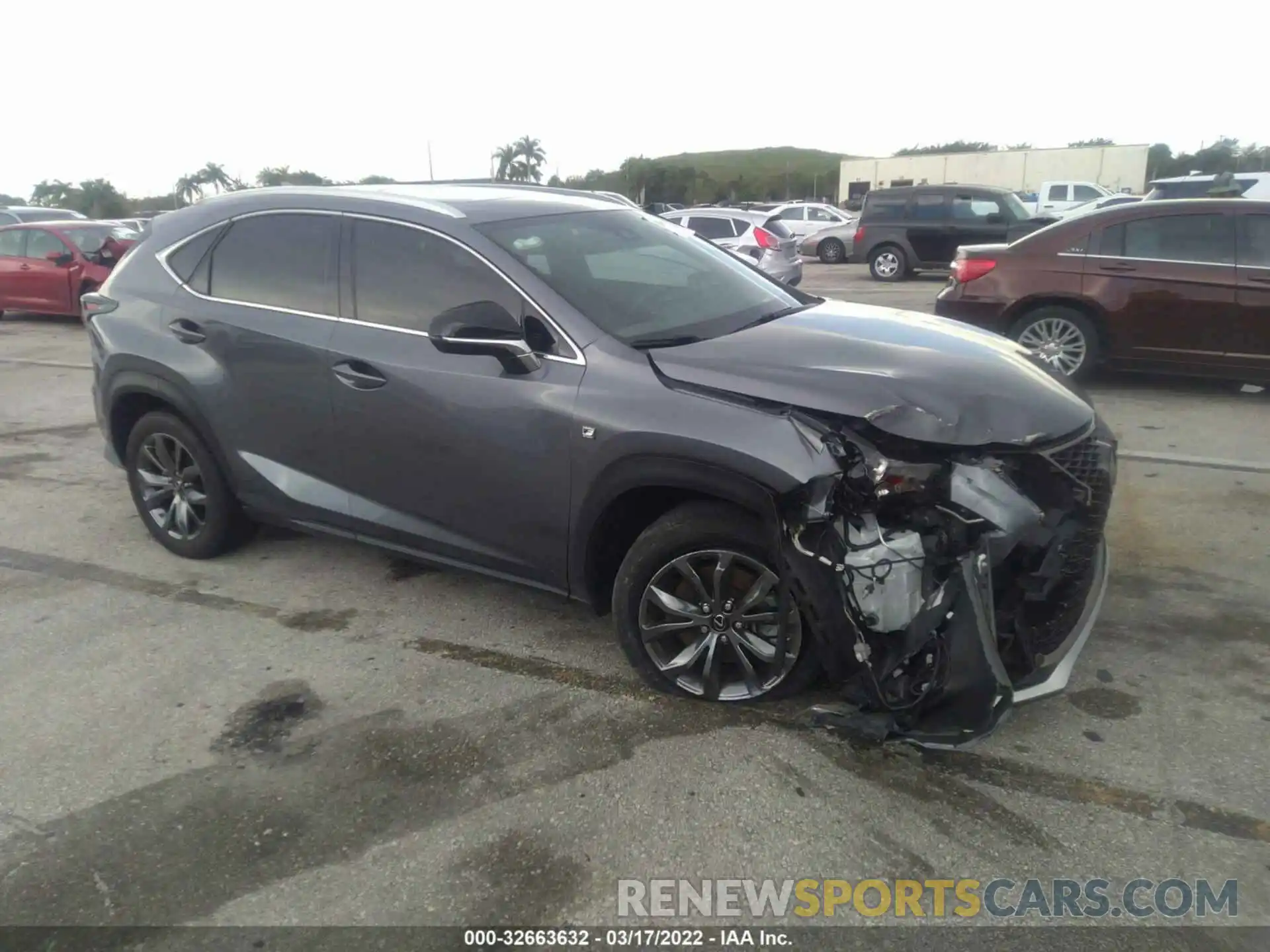 1 Photograph of a damaged car JTJSARBZ0L5007055 LEXUS NX 2020