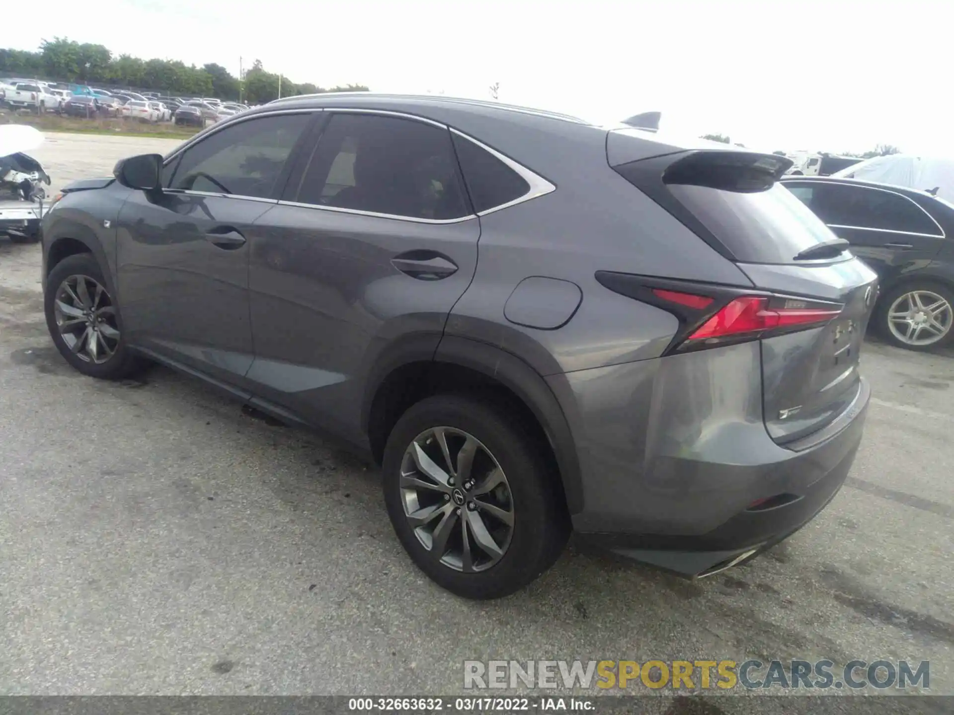 3 Фотография поврежденного автомобиля JTJSARBZ0L5007055 LEXUS NX 2020