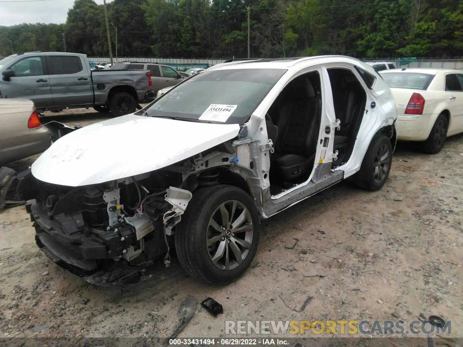 2 Photograph of a damaged car JTJSARBZ0L5008920 LEXUS NX 2020