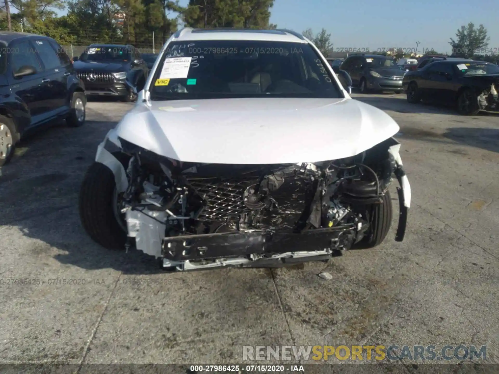 6 Photograph of a damaged car JTJSARBZ0L5015625 LEXUS NX 2020