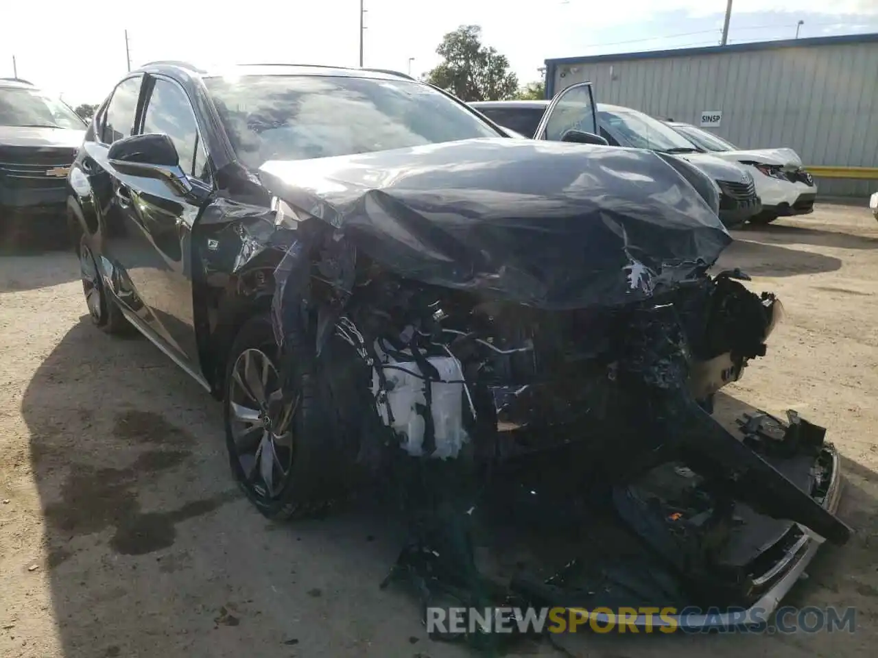 1 Photograph of a damaged car JTJSARBZ1L5003192 LEXUS NX 2020