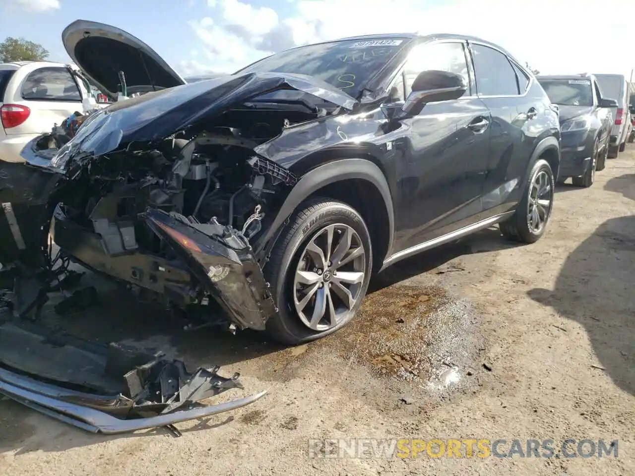 2 Photograph of a damaged car JTJSARBZ1L5003192 LEXUS NX 2020