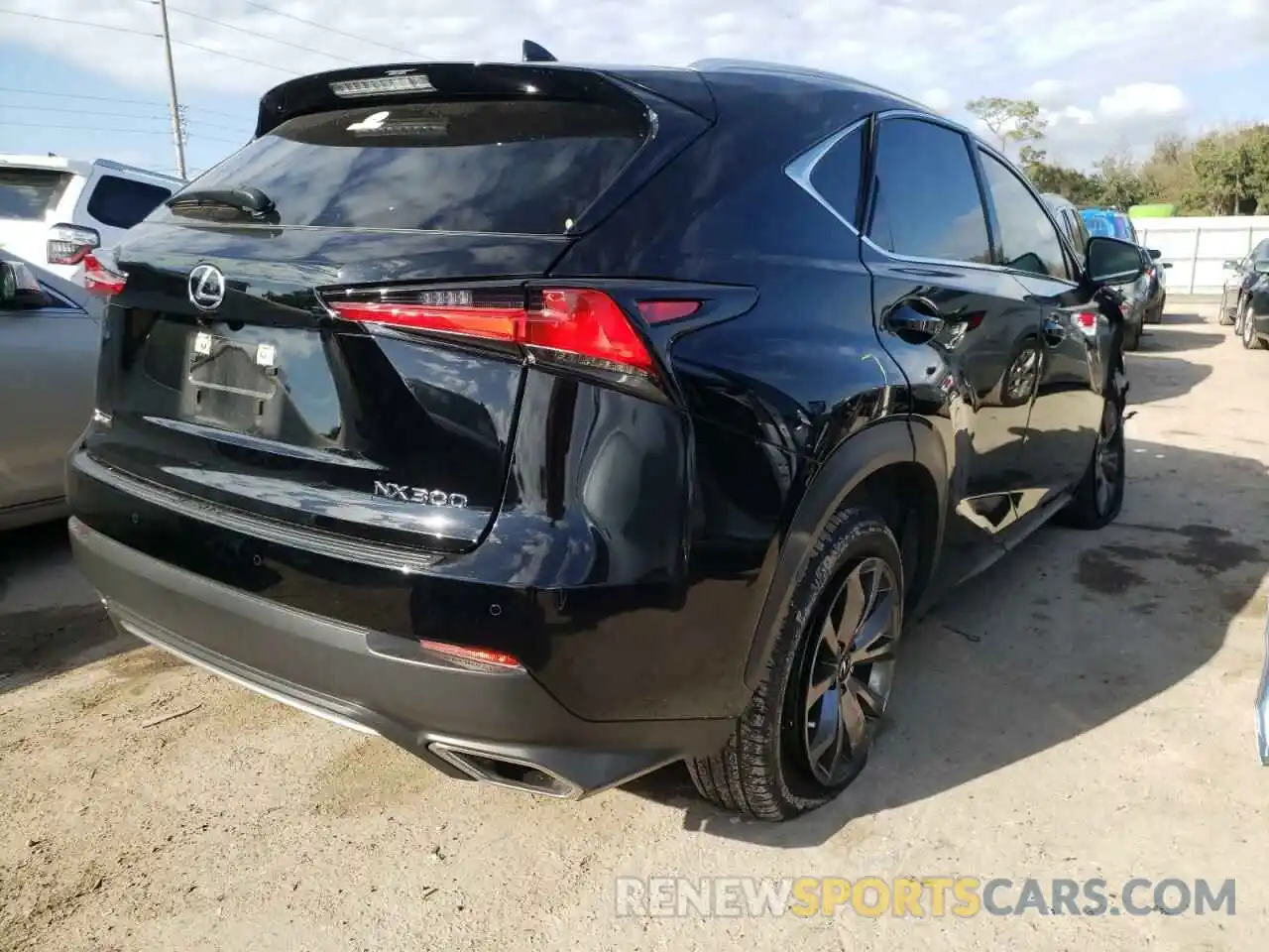 4 Фотография поврежденного автомобиля JTJSARBZ1L5003192 LEXUS NX 2020