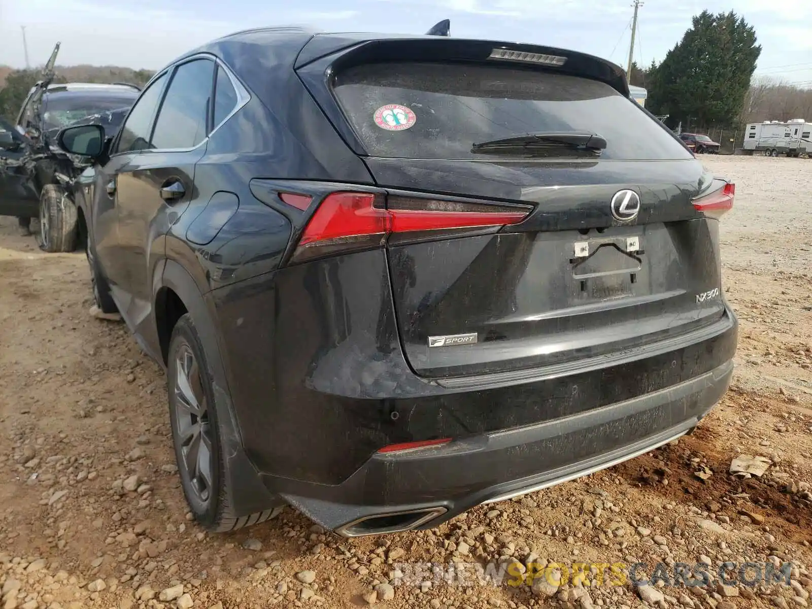 3 Фотография поврежденного автомобиля JTJSARBZ1L5003645 LEXUS NX 2020