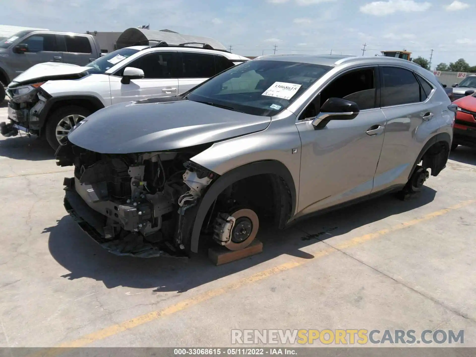 2 Photograph of a damaged car JTJSARBZ1L5003905 LEXUS NX 2020