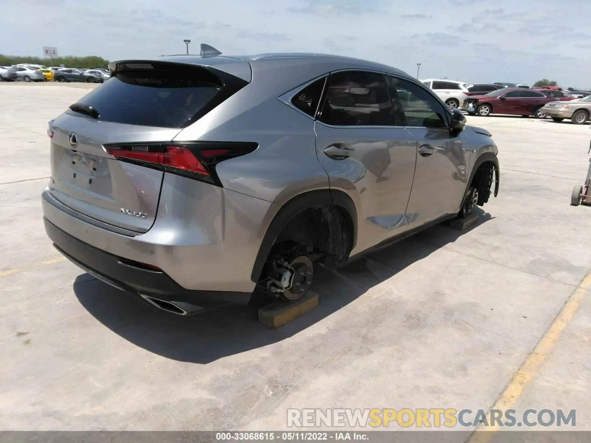 4 Photograph of a damaged car JTJSARBZ1L5003905 LEXUS NX 2020