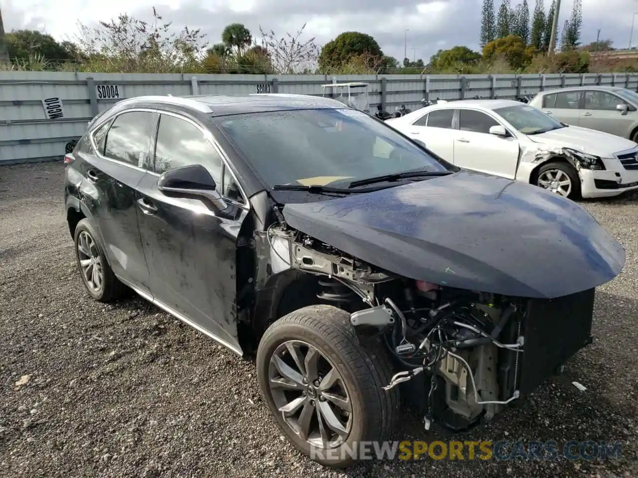 1 Photograph of a damaged car JTJSARBZ1L5005007 LEXUS NX 2020