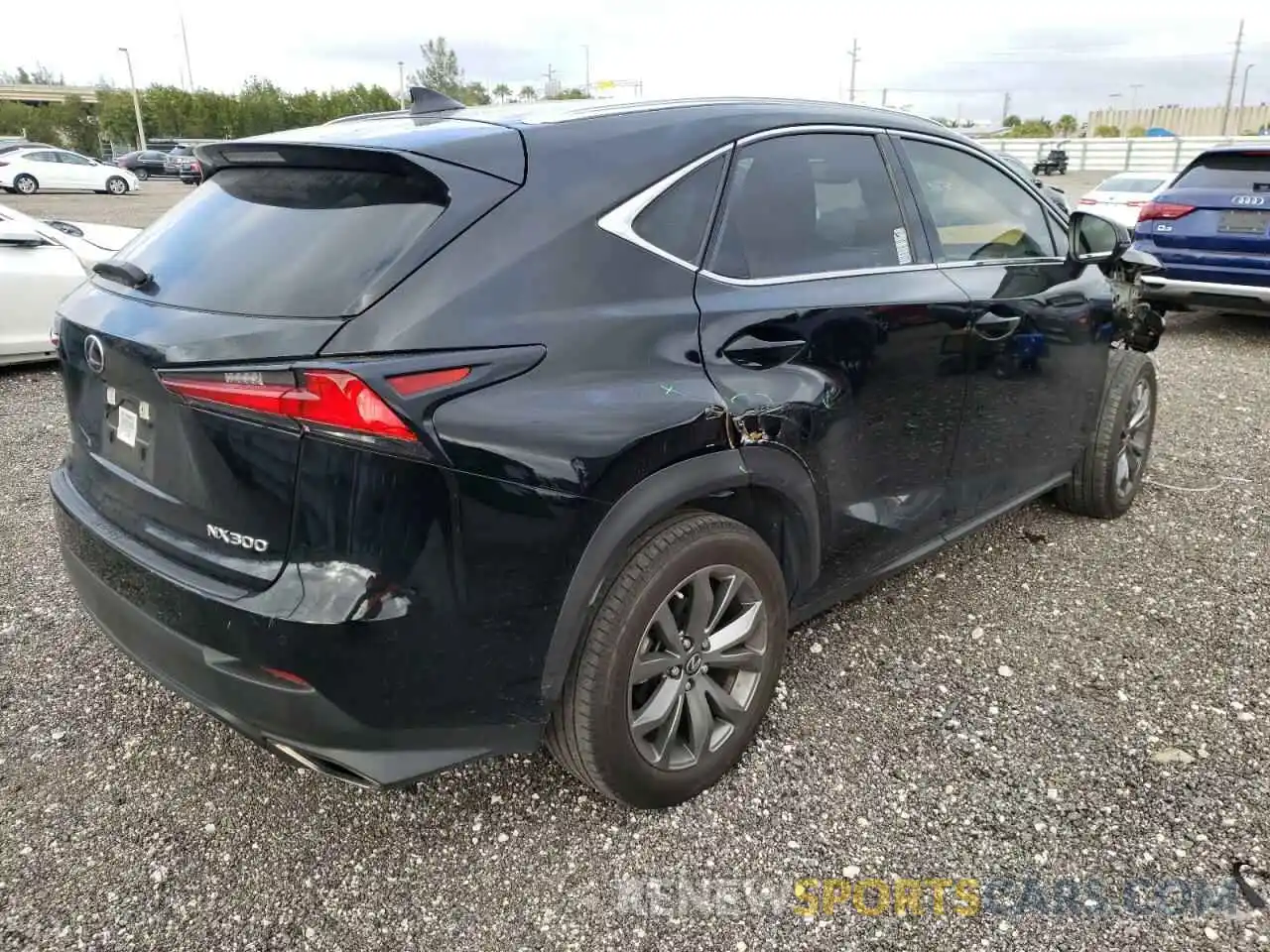 4 Фотография поврежденного автомобиля JTJSARBZ1L5005007 LEXUS NX 2020