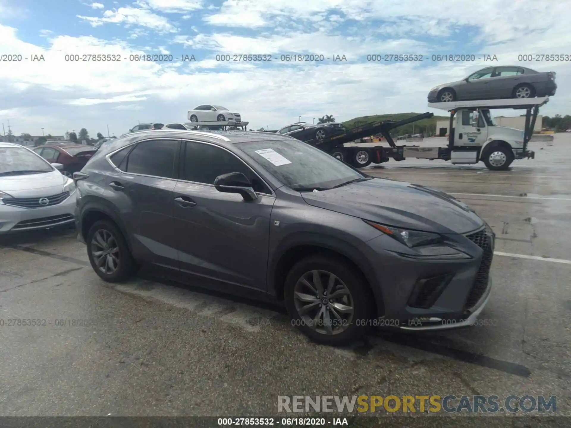 1 Photograph of a damaged car JTJSARBZ1L5008506 LEXUS NX 2020