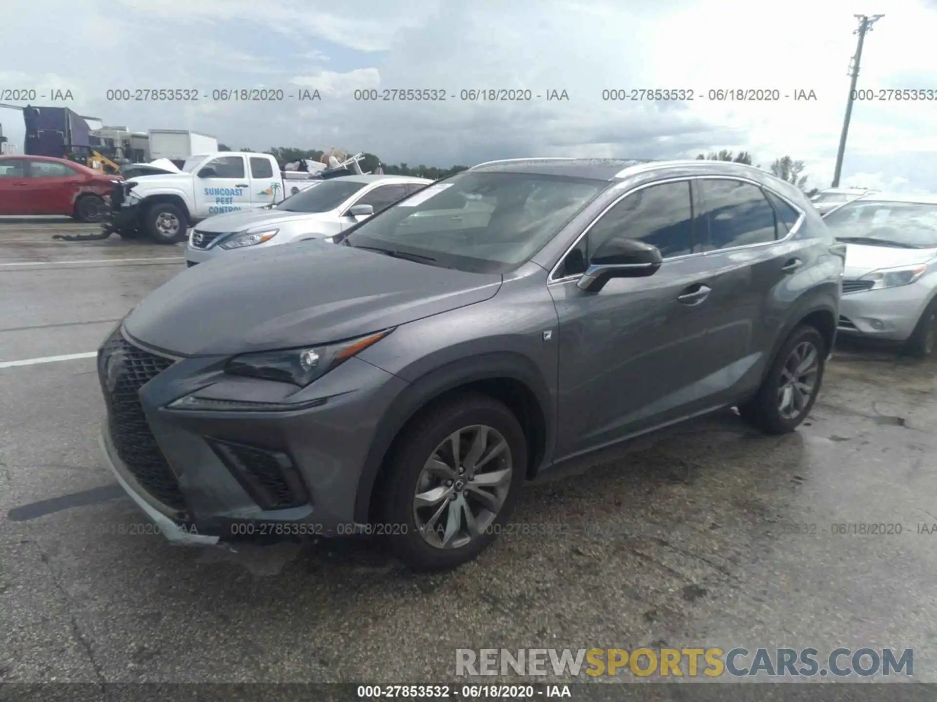 2 Фотография поврежденного автомобиля JTJSARBZ1L5008506 LEXUS NX 2020