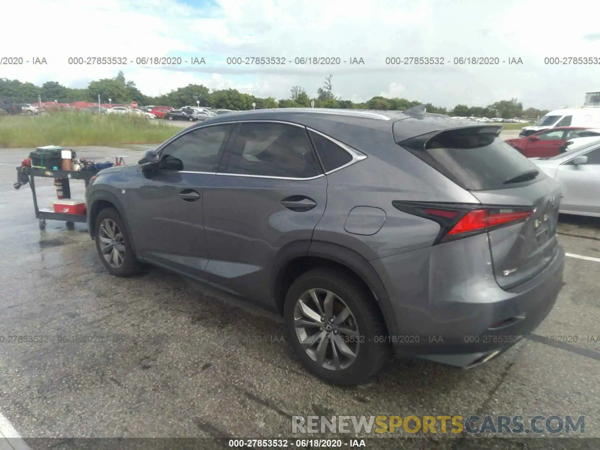 3 Фотография поврежденного автомобиля JTJSARBZ1L5008506 LEXUS NX 2020