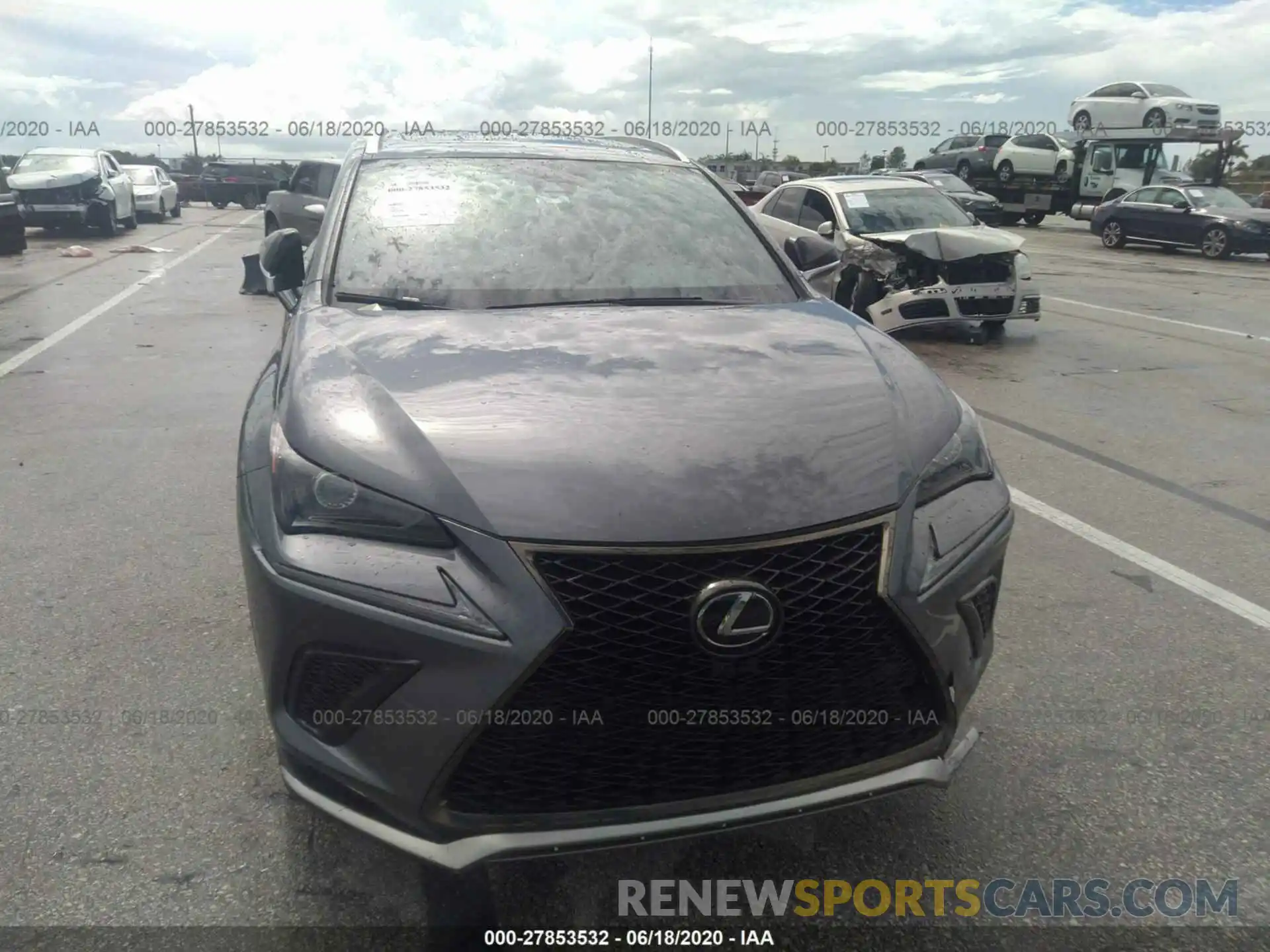 6 Photograph of a damaged car JTJSARBZ1L5008506 LEXUS NX 2020