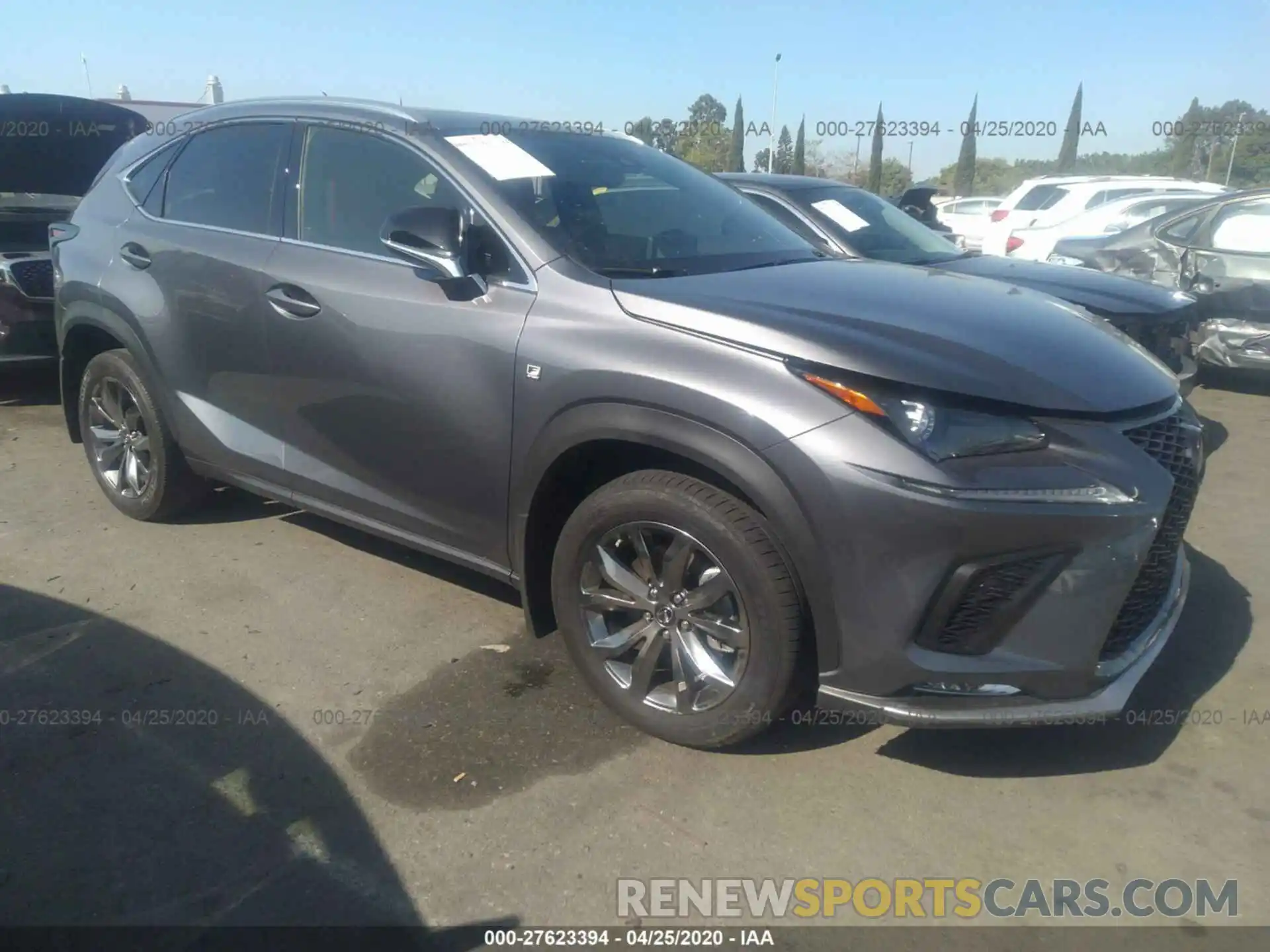 1 Photograph of a damaged car JTJSARBZ1L5011969 LEXUS NX 2020