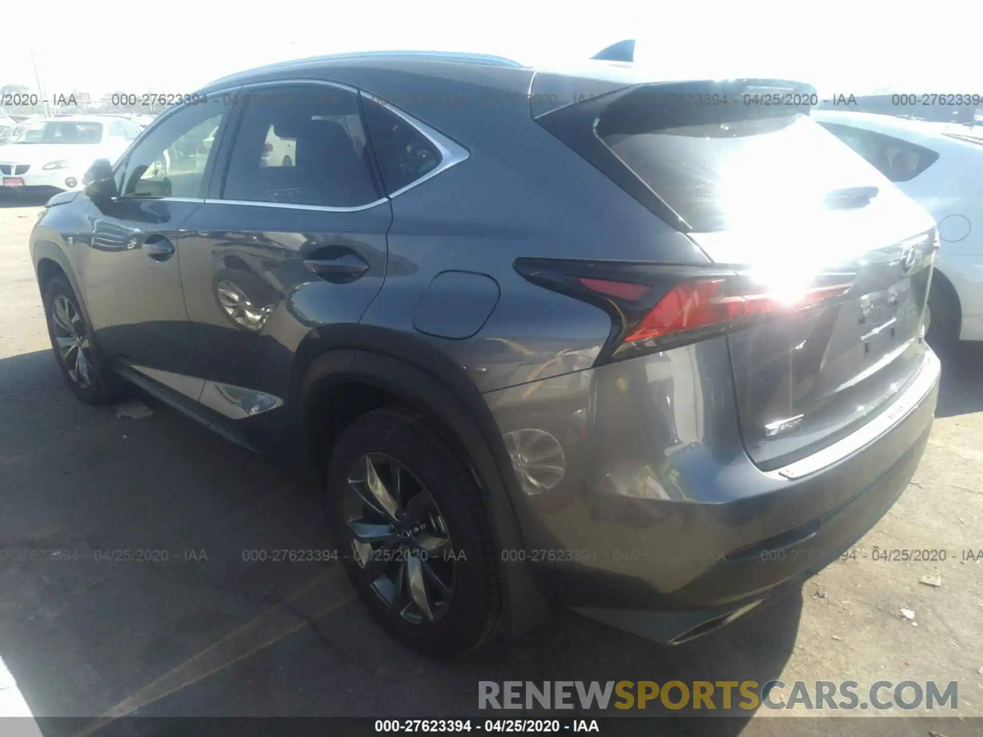 3 Фотография поврежденного автомобиля JTJSARBZ1L5011969 LEXUS NX 2020