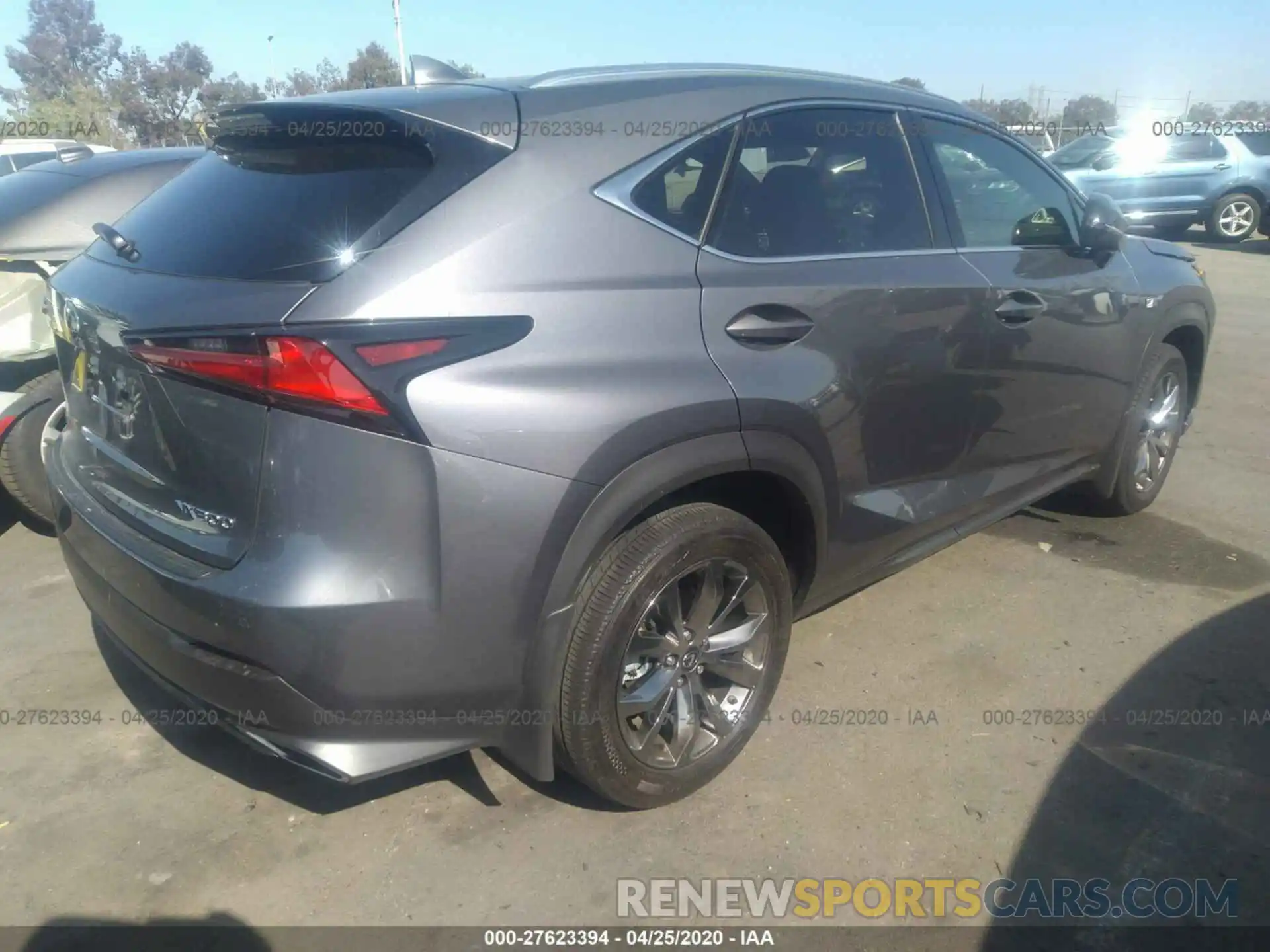 4 Фотография поврежденного автомобиля JTJSARBZ1L5011969 LEXUS NX 2020