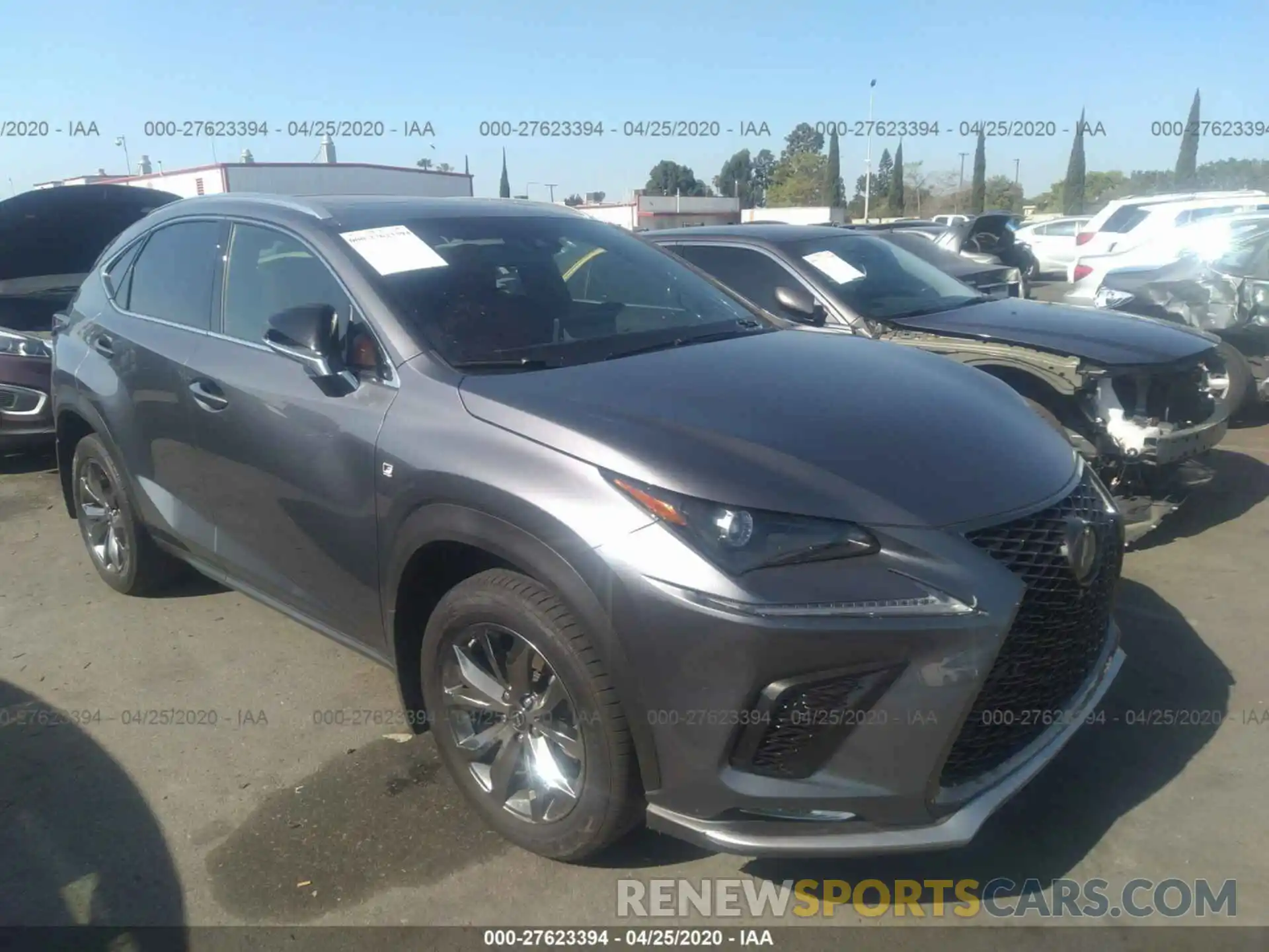 6 Фотография поврежденного автомобиля JTJSARBZ1L5011969 LEXUS NX 2020