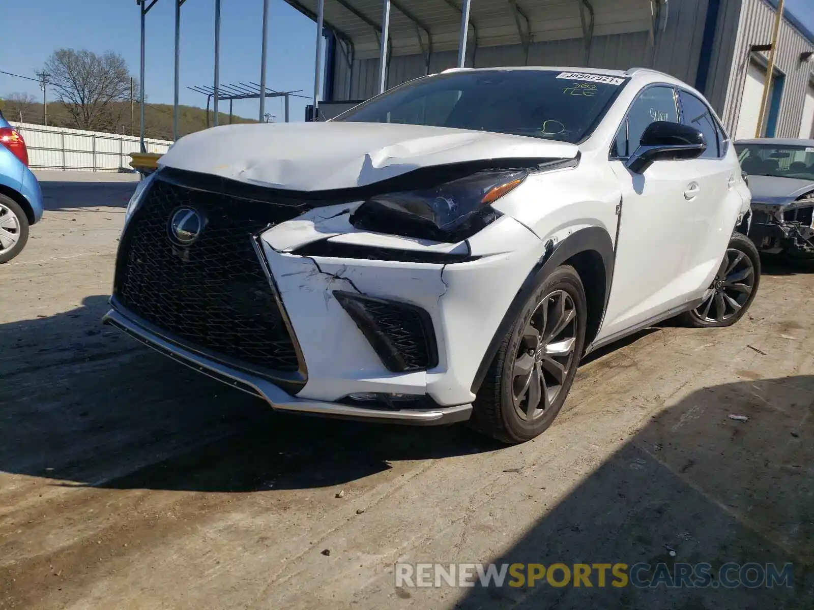 2 Photograph of a damaged car JTJSARBZ1L5020087 LEXUS NX 2020