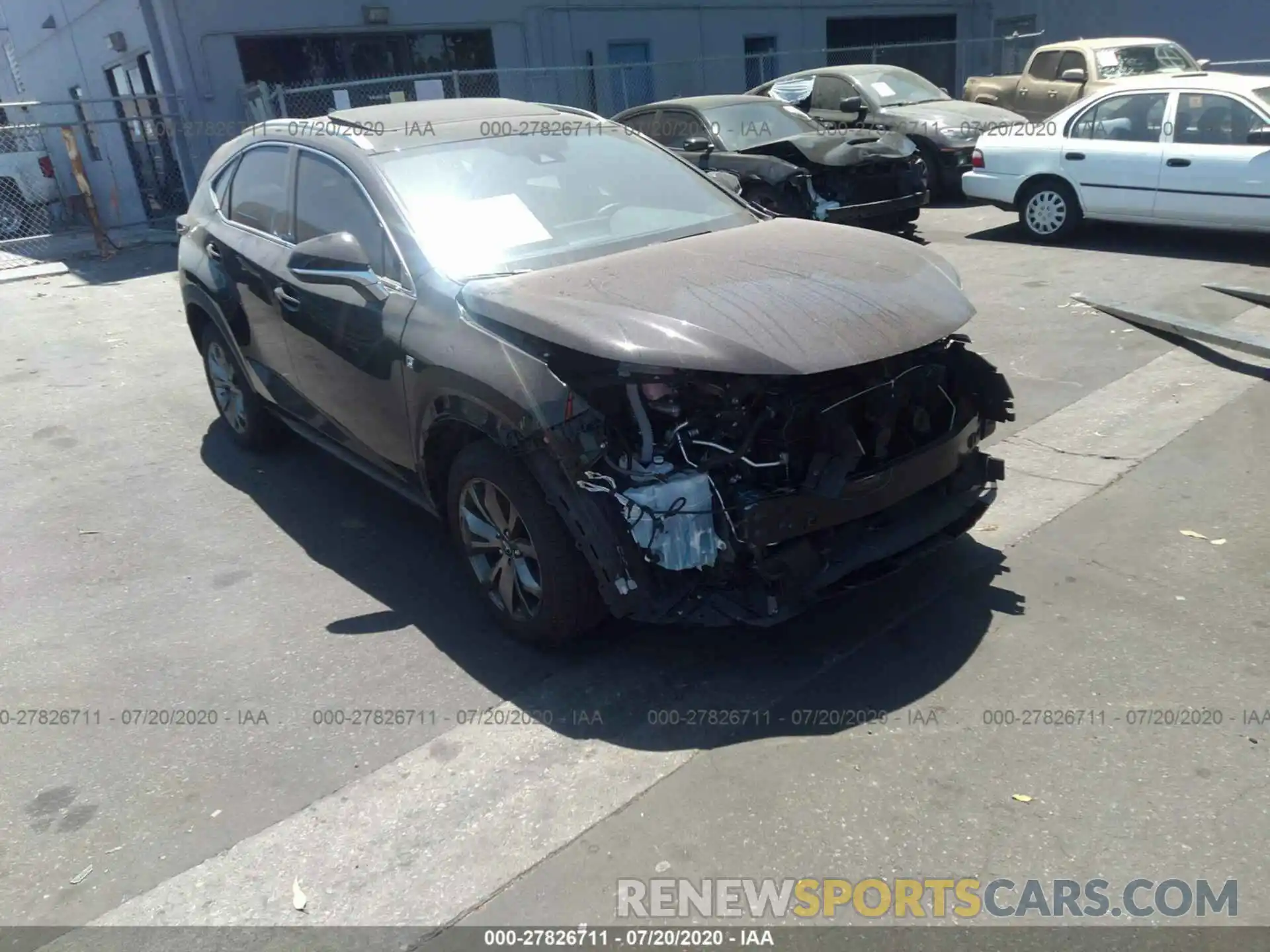 1 Photograph of a damaged car JTJSARBZ2L2170078 LEXUS NX 2020