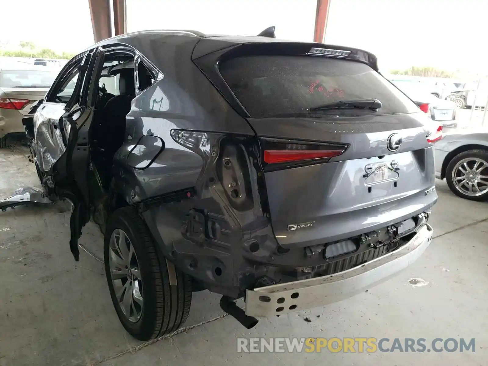 3 Photograph of a damaged car JTJSARBZ2L2175135 LEXUS NX 2020