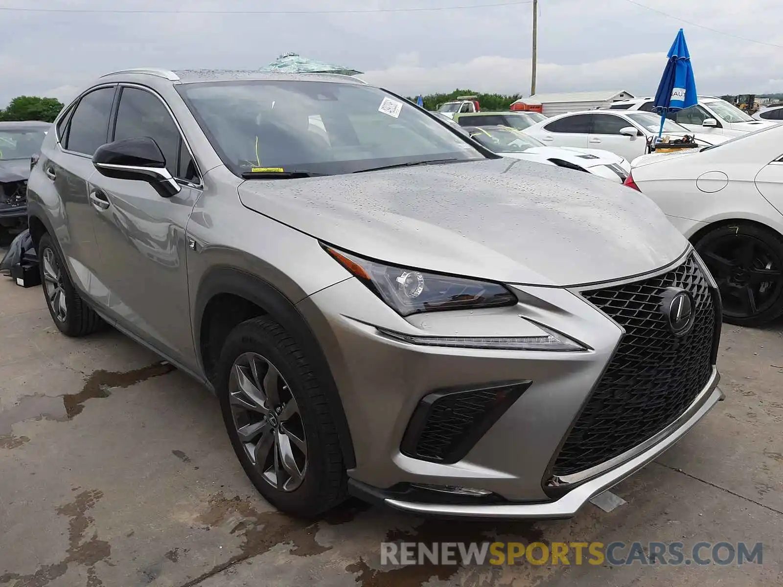 1 Photograph of a damaged car JTJSARBZ2L2175796 LEXUS NX 2020