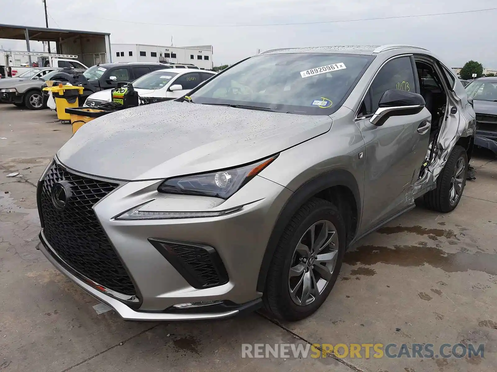 2 Фотография поврежденного автомобиля JTJSARBZ2L2175796 LEXUS NX 2020