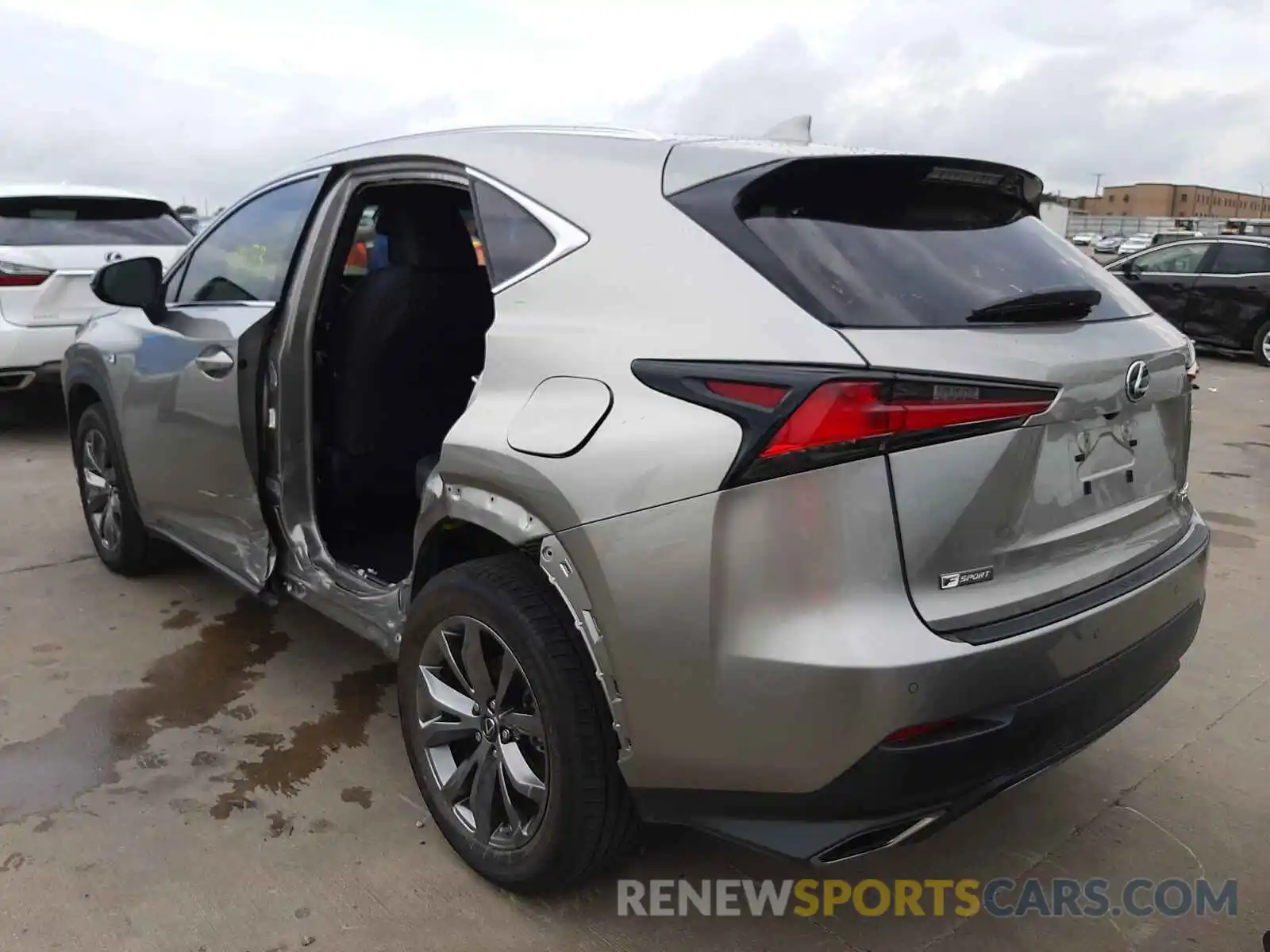 3 Фотография поврежденного автомобиля JTJSARBZ2L2175796 LEXUS NX 2020