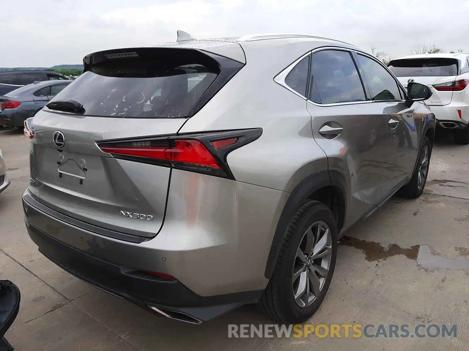 4 Фотография поврежденного автомобиля JTJSARBZ2L2175796 LEXUS NX 2020