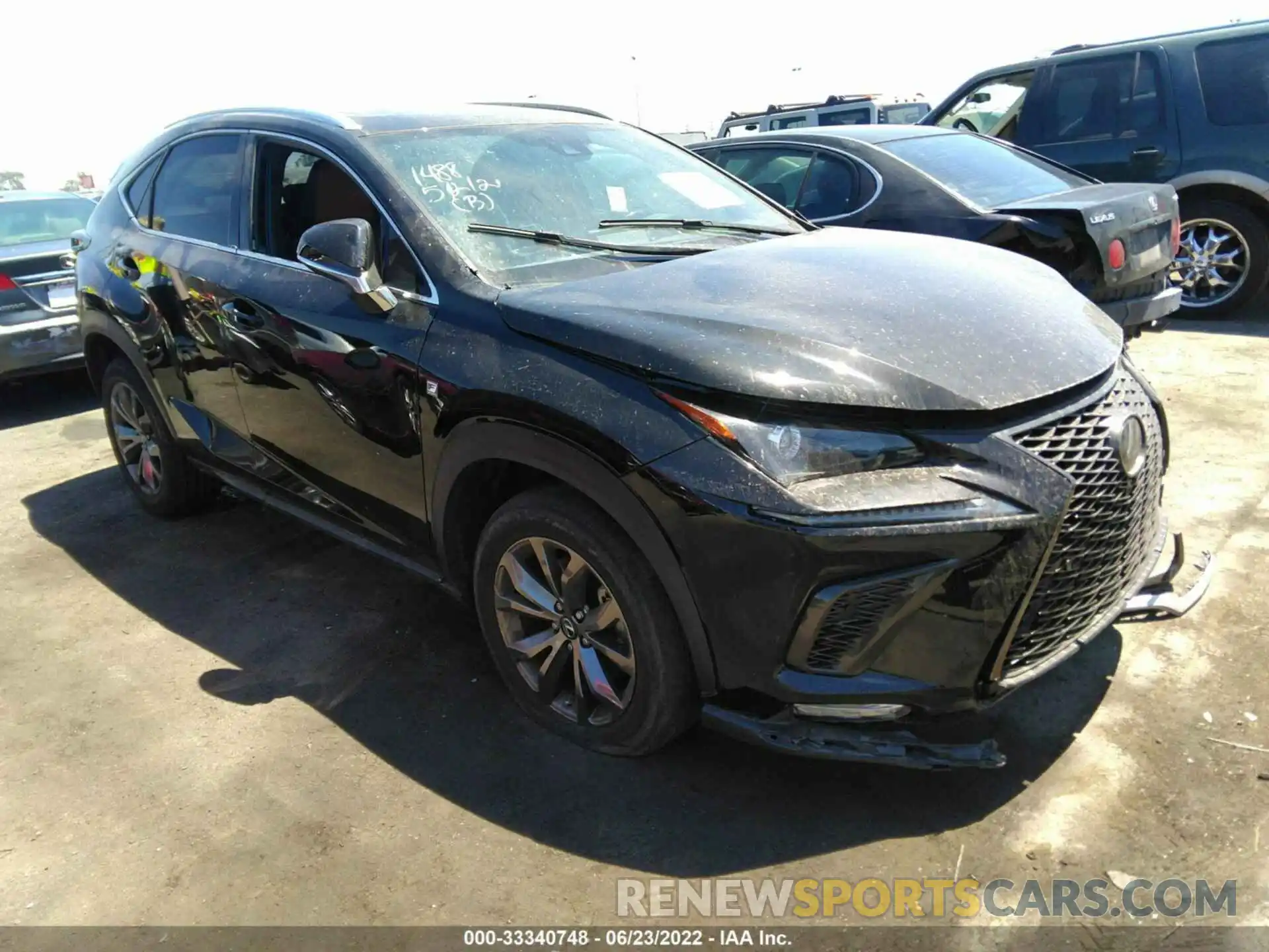 1 Photograph of a damaged car JTJSARBZ3L2161583 LEXUS NX 2020