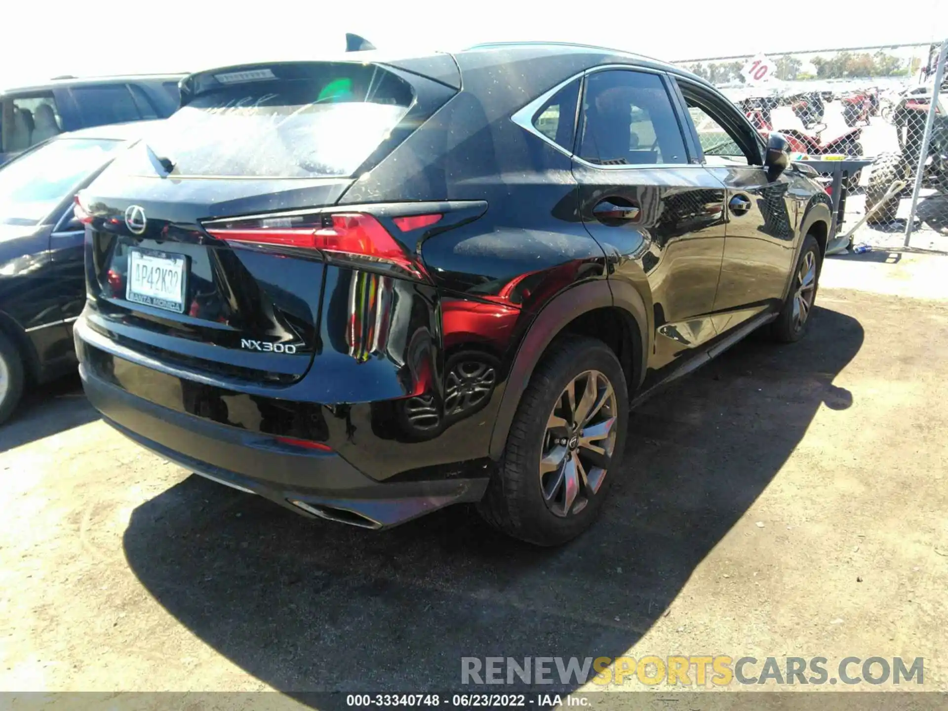 4 Photograph of a damaged car JTJSARBZ3L2161583 LEXUS NX 2020