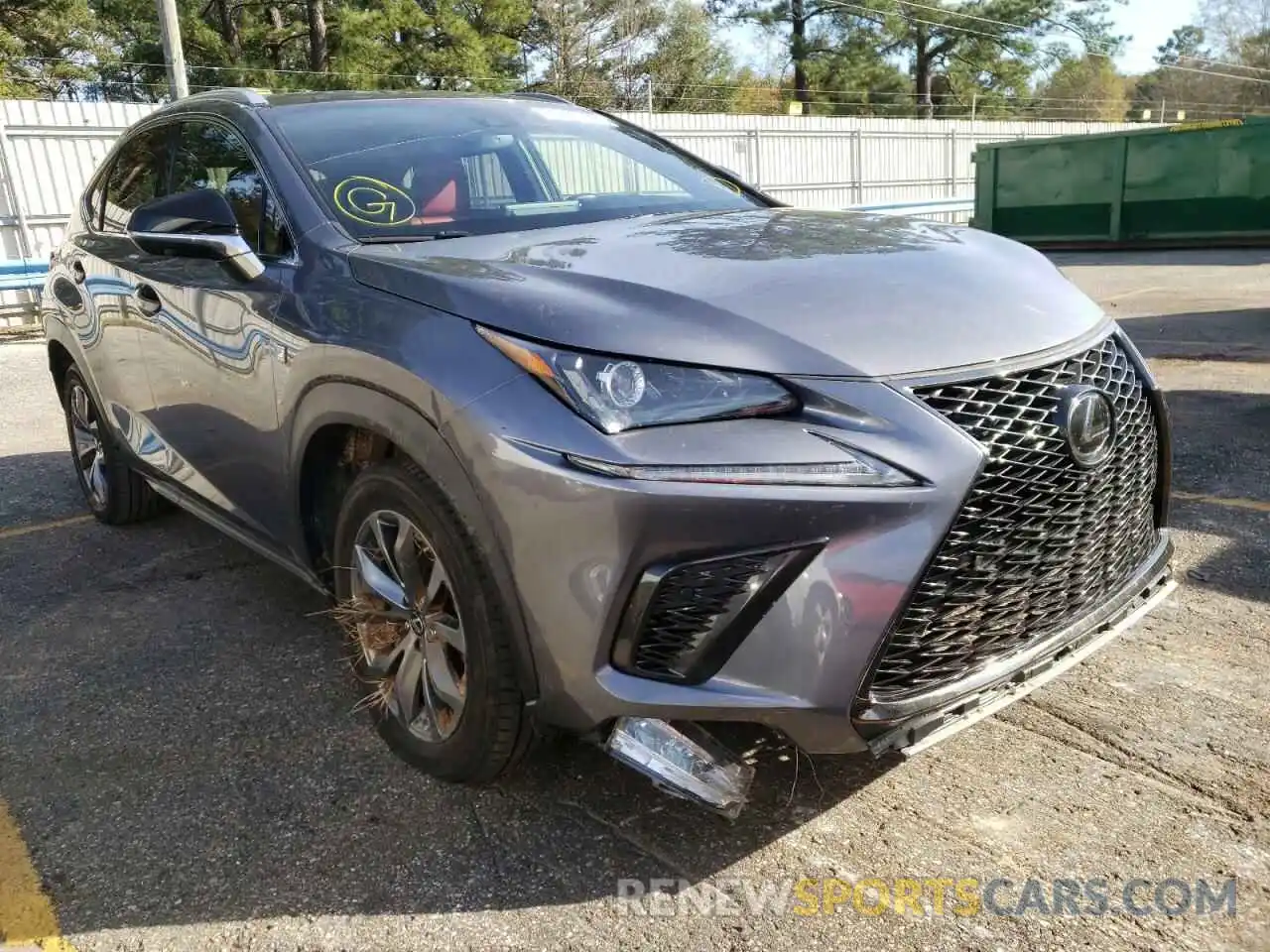 1 Photograph of a damaged car JTJSARBZ3L5004571 LEXUS NX 2020