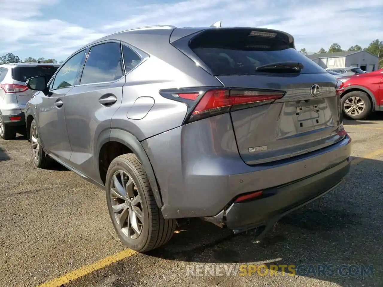 3 Фотография поврежденного автомобиля JTJSARBZ3L5004571 LEXUS NX 2020