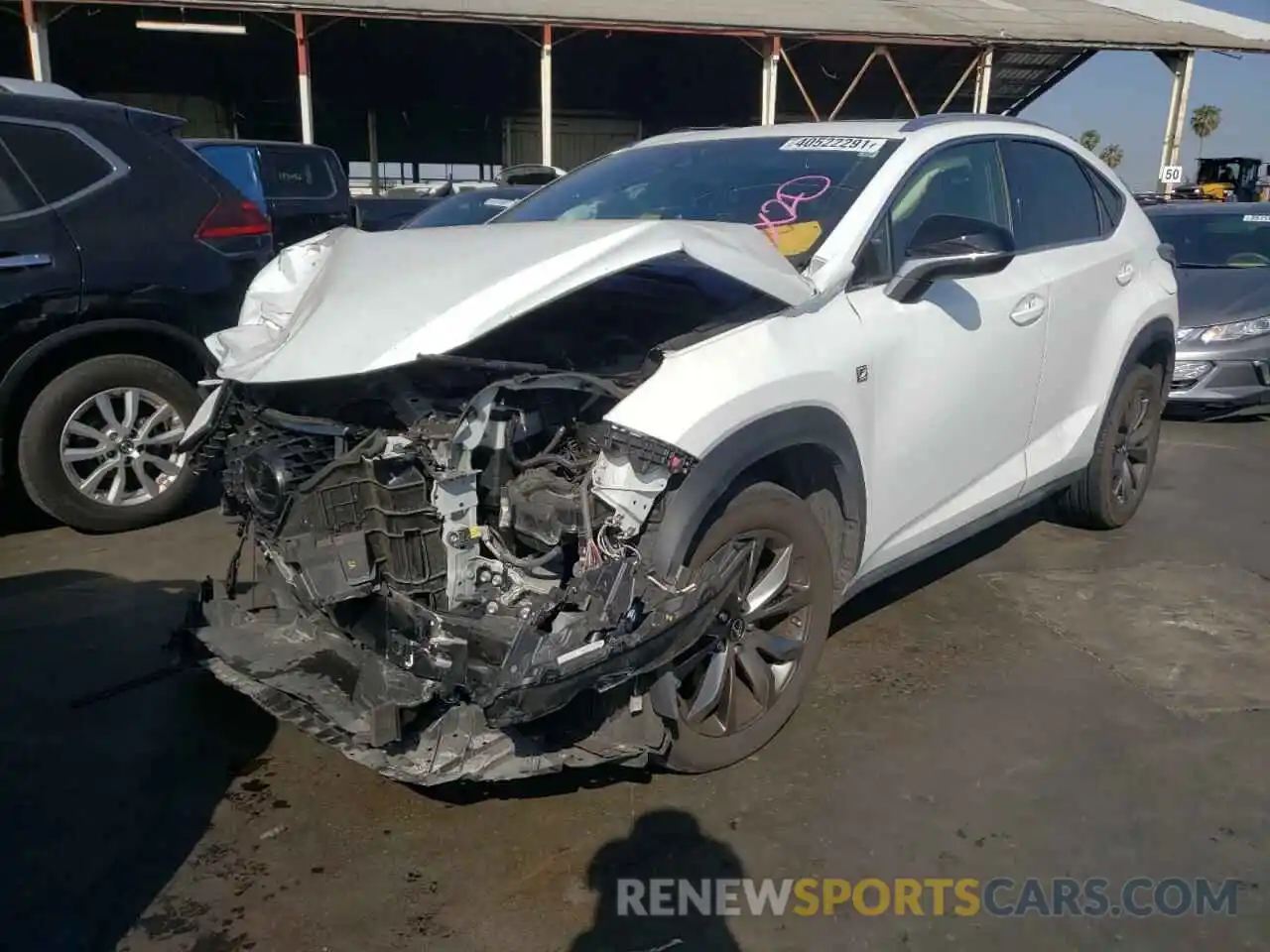 2 Photograph of a damaged car JTJSARBZ3L5011181 LEXUS NX 2020