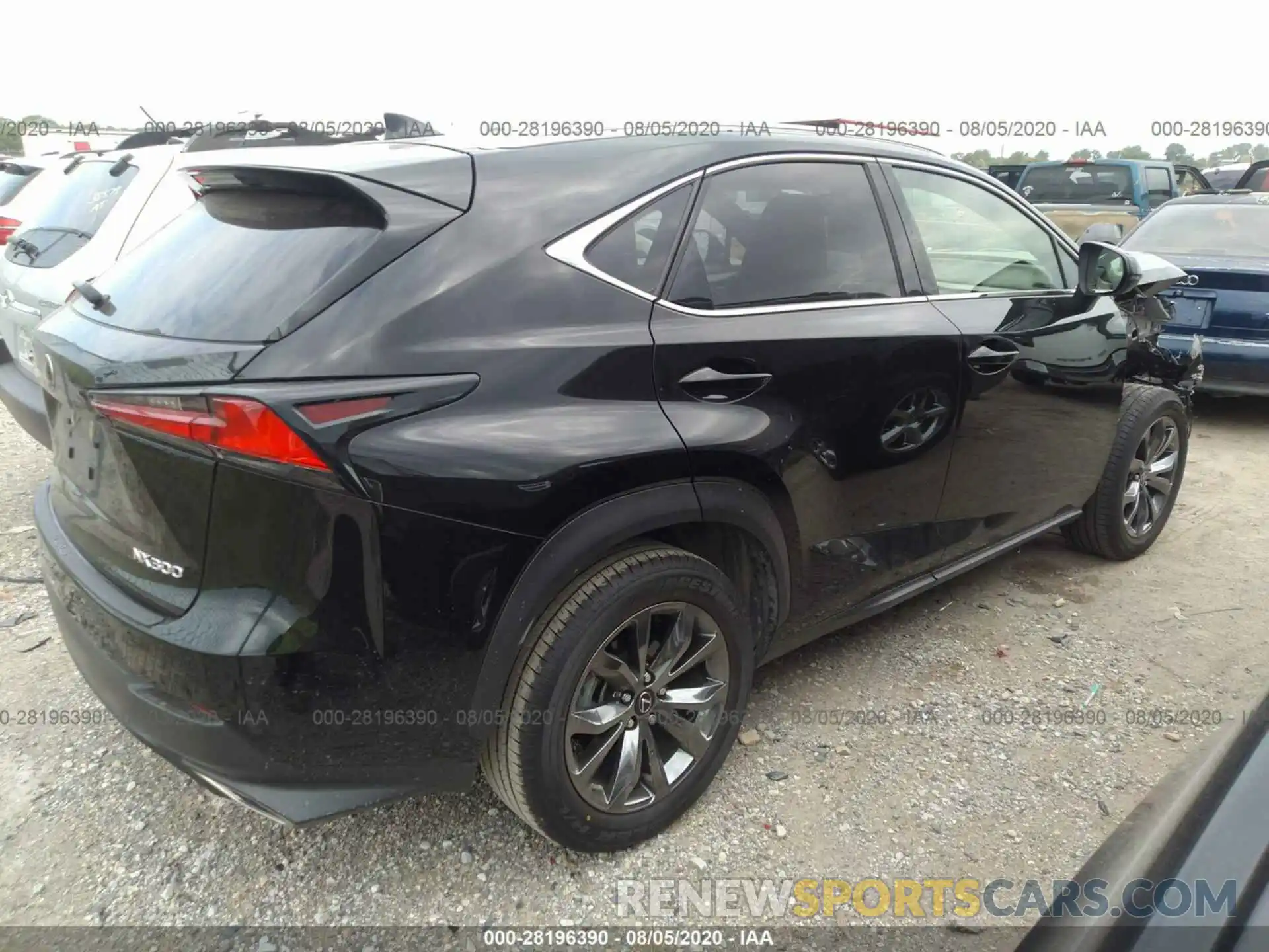 4 Фотография поврежденного автомобиля JTJSARBZ4L2162712 LEXUS NX 2020