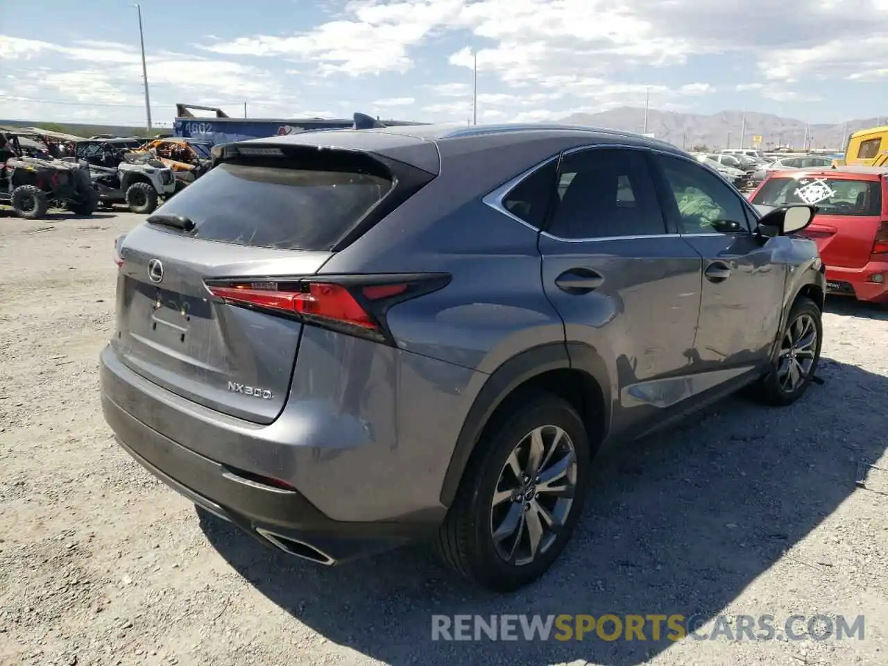 4 Фотография поврежденного автомобиля JTJSARBZ4L2168770 LEXUS NX 2020