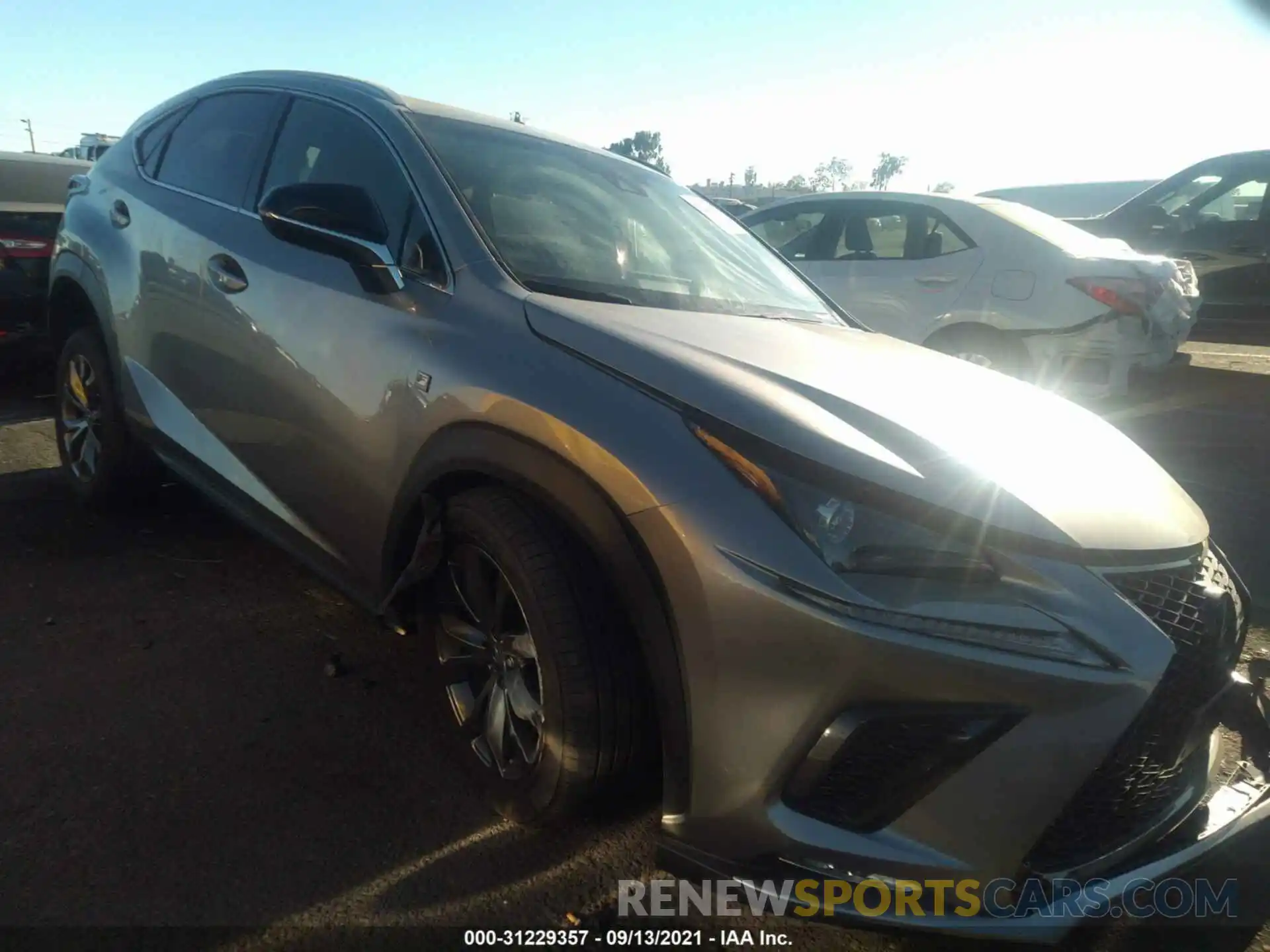 1 Photograph of a damaged car JTJSARBZ4L2175430 LEXUS NX 2020