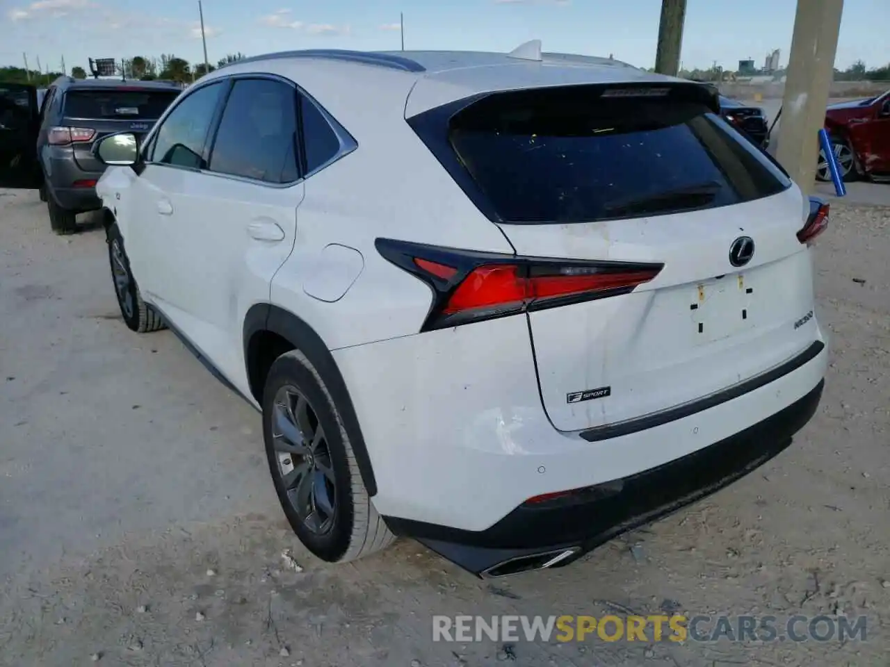 3 Photograph of a damaged car JTJSARBZ4L2177923 LEXUS NX 2020