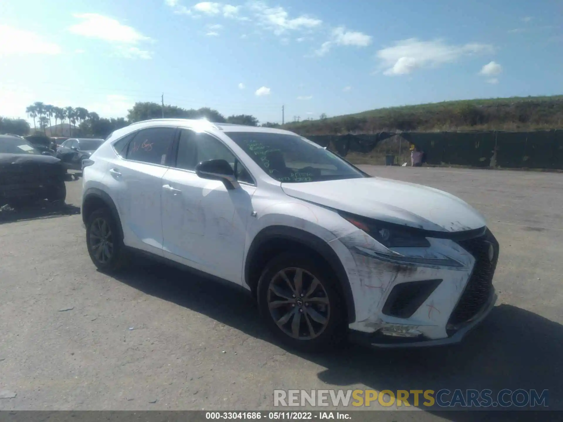 1 Photograph of a damaged car JTJSARBZ4L5015630 LEXUS NX 2020