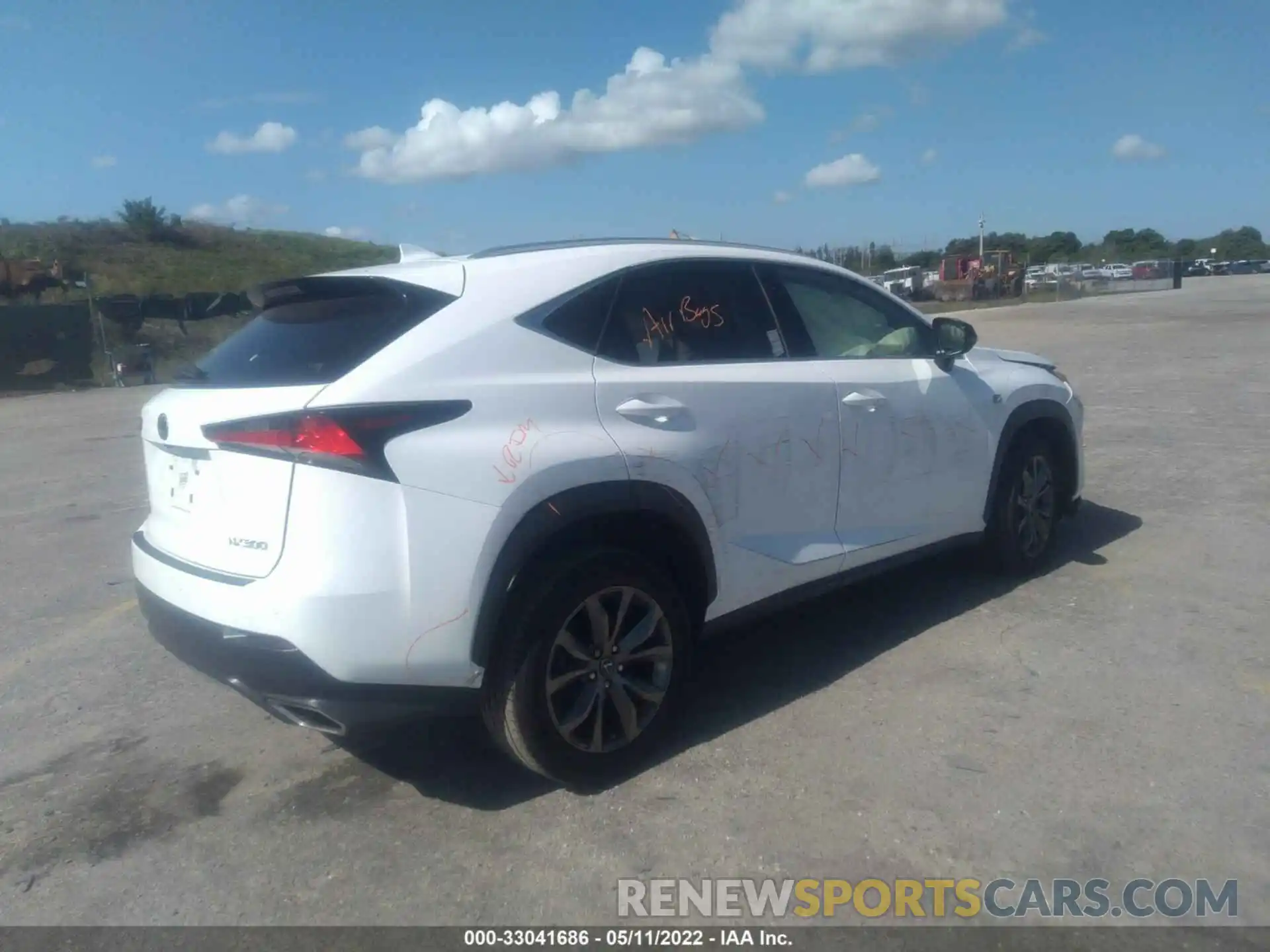 4 Photograph of a damaged car JTJSARBZ4L5015630 LEXUS NX 2020