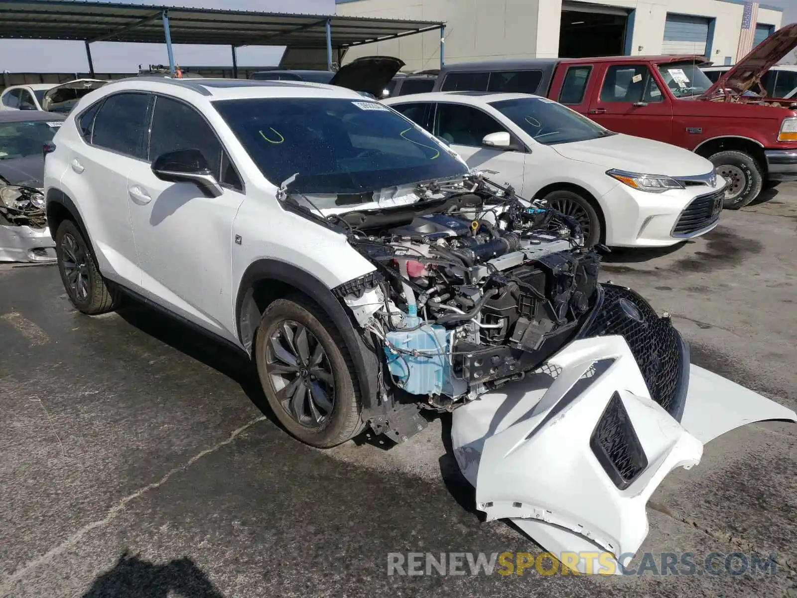 1 Photograph of a damaged car JTJSARBZ5L2159351 LEXUS NX 2020