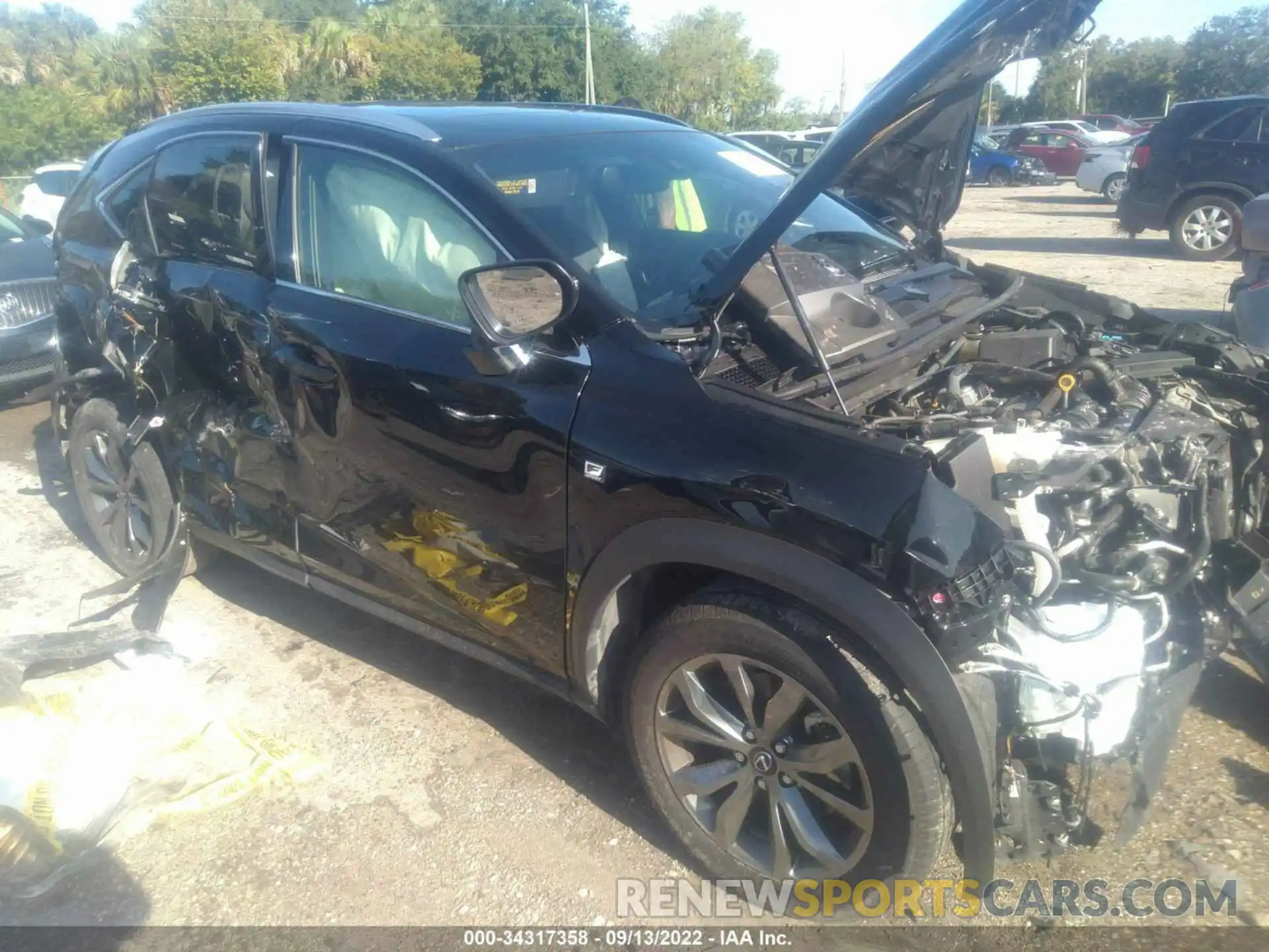 1 Photograph of a damaged car JTJSARBZ5L2175629 LEXUS NX 2020