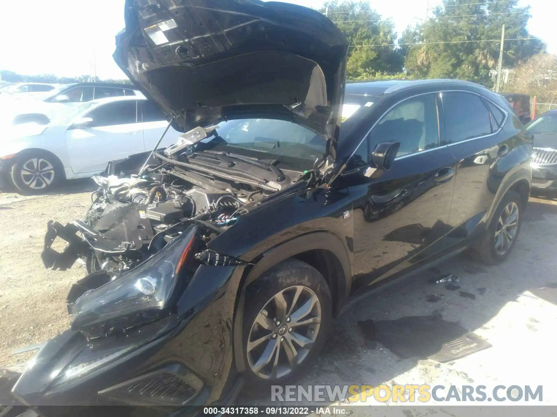 2 Photograph of a damaged car JTJSARBZ5L2175629 LEXUS NX 2020