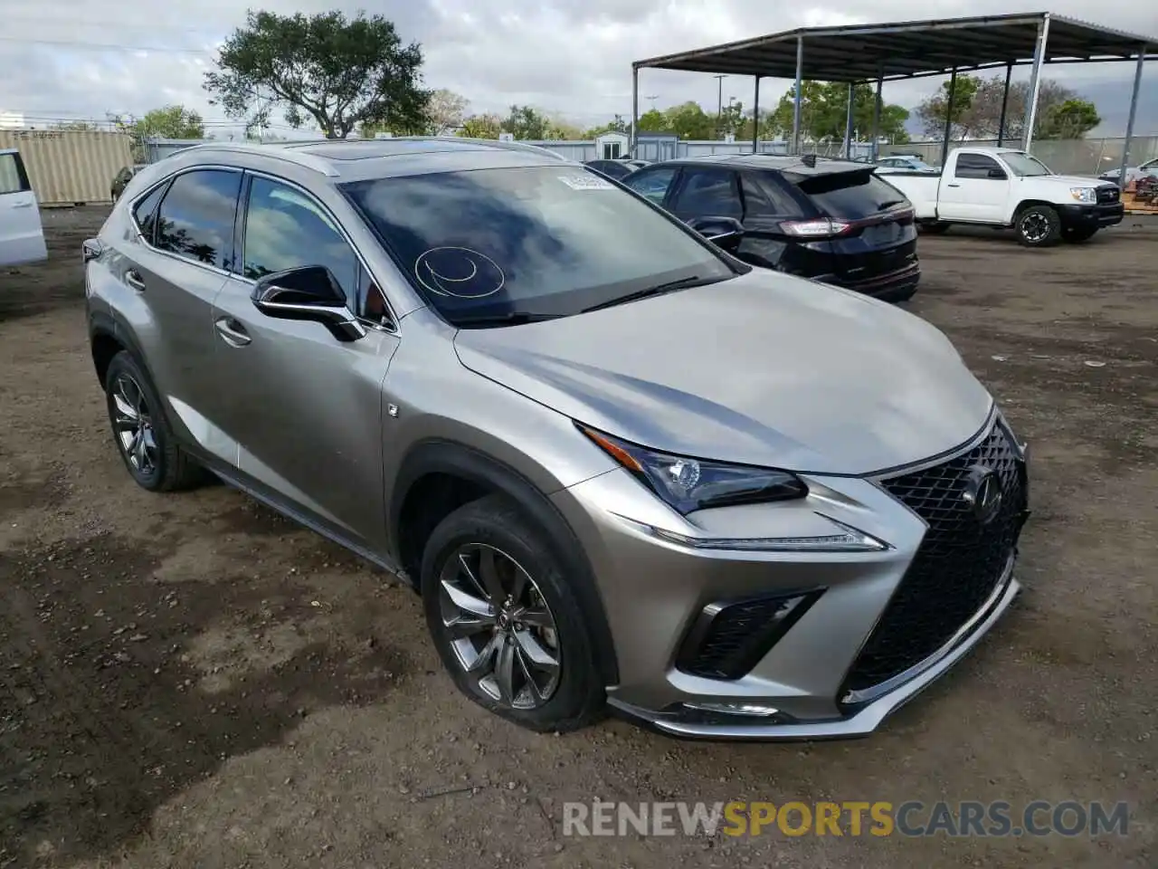 1 Фотография поврежденного автомобиля JTJSARBZ5L5002661 LEXUS NX 2020