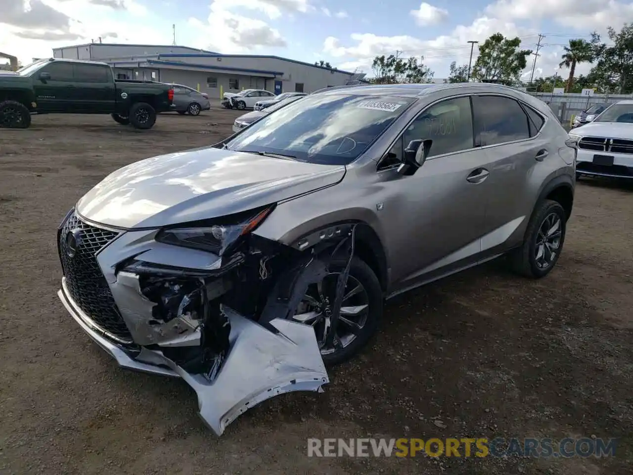 2 Фотография поврежденного автомобиля JTJSARBZ5L5002661 LEXUS NX 2020