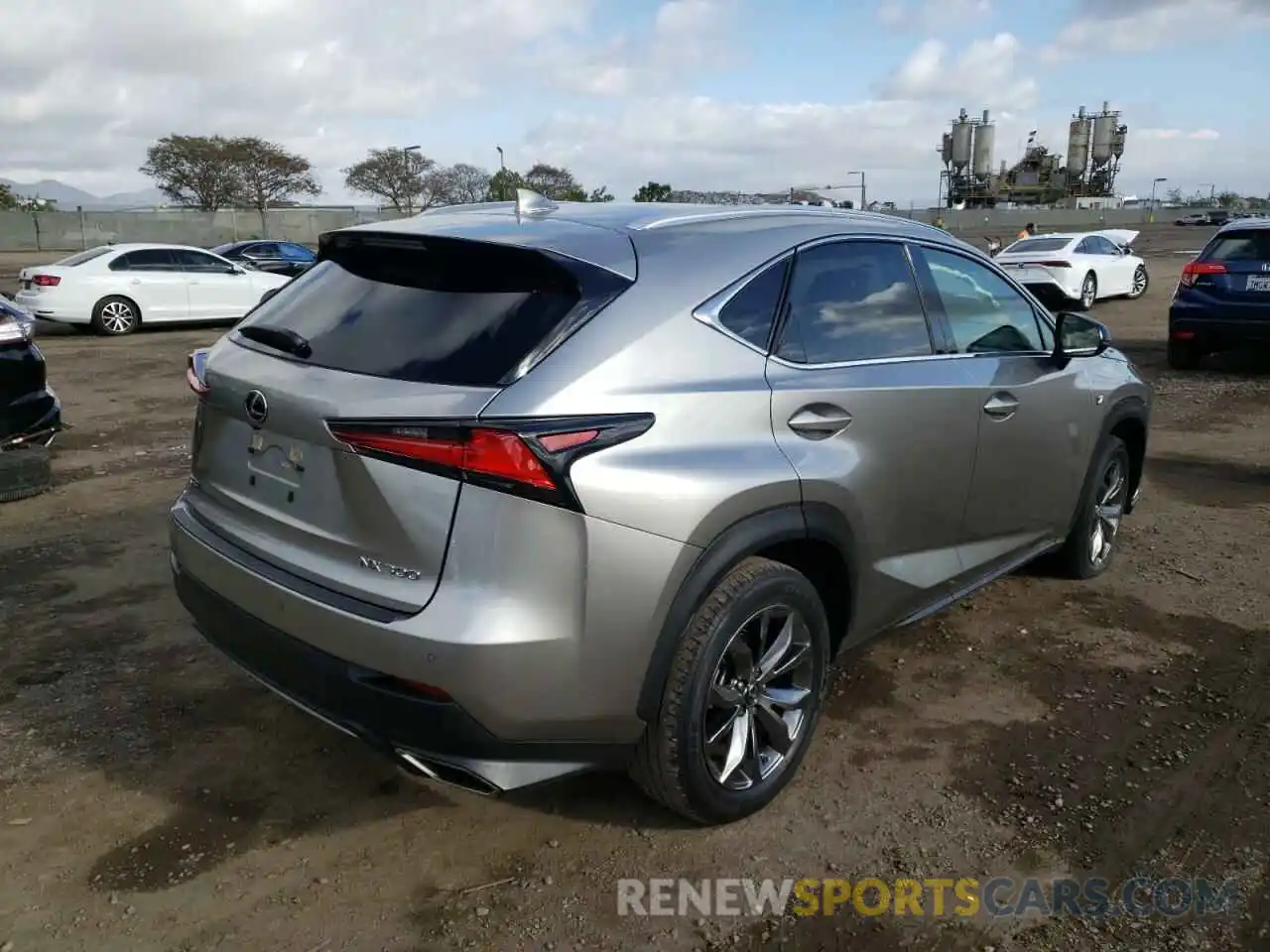 4 Фотография поврежденного автомобиля JTJSARBZ5L5002661 LEXUS NX 2020