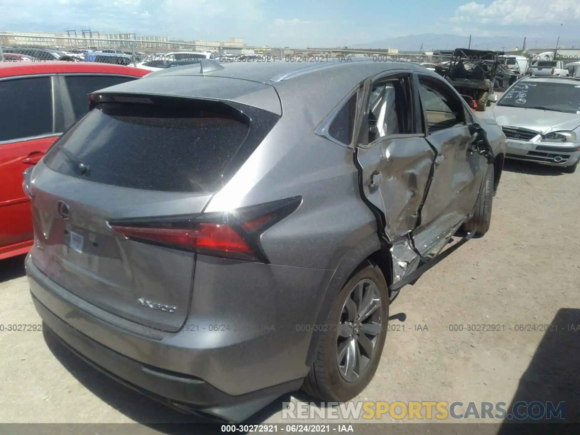 4 Photograph of a damaged car JTJSARBZ5L5006628 LEXUS NX 2020